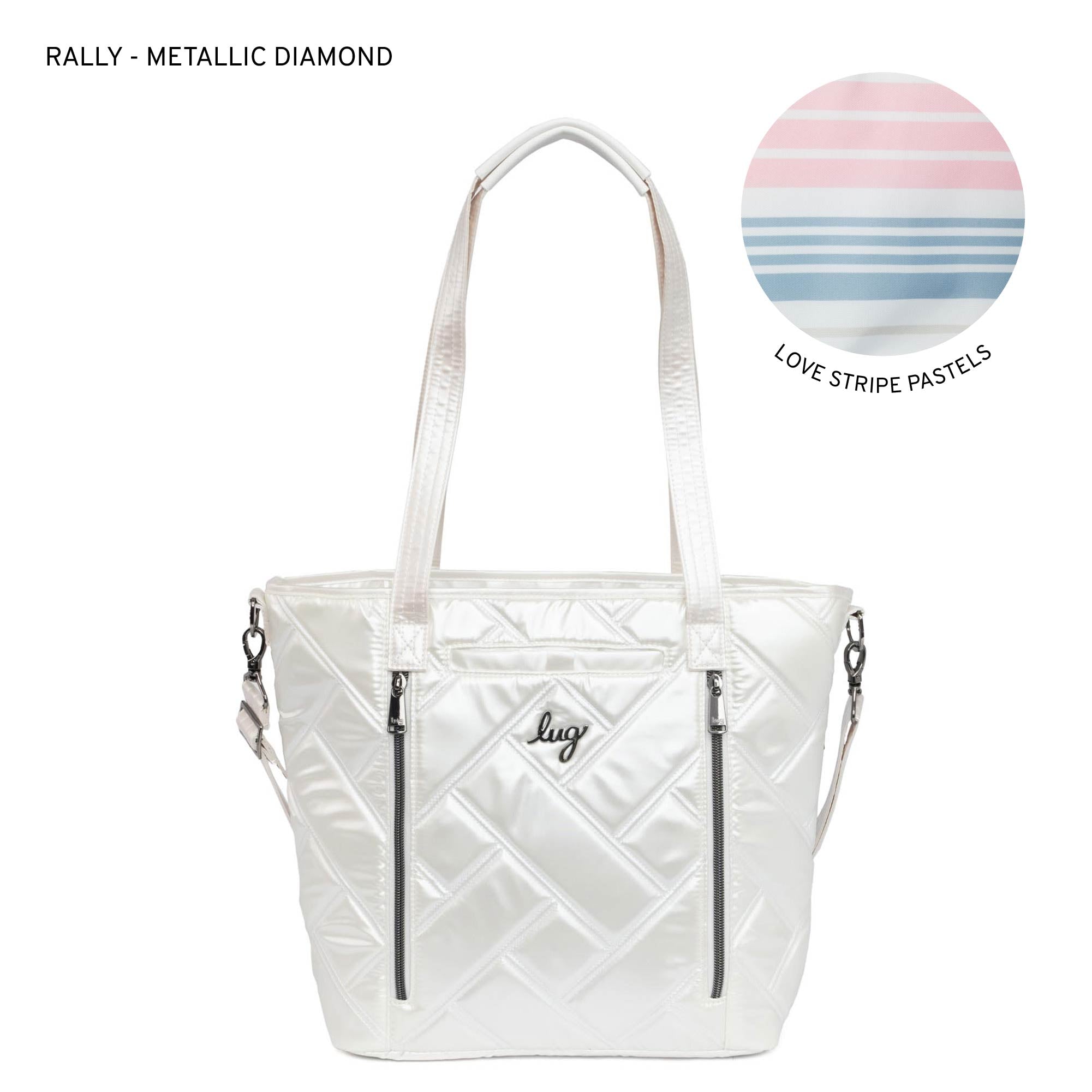 Rally Tote Bag - METALLIC DIAMOND - Rally_MetallicDiamond_LL