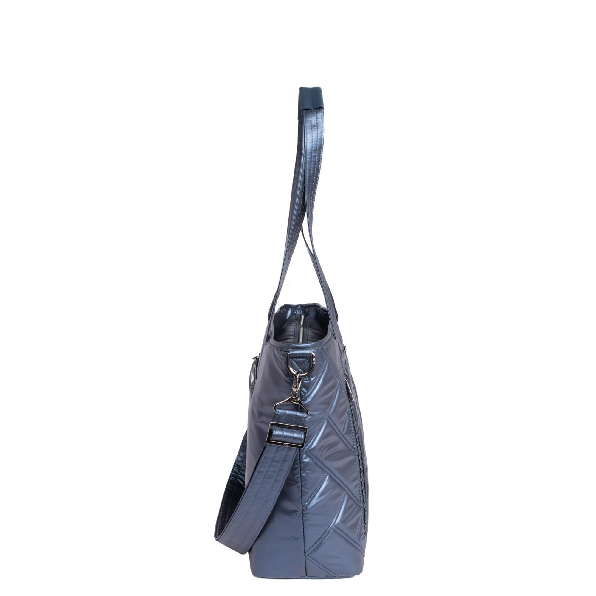 Rally Tote Bag - METALLIC INDIGO - Rally_MetallicIndigo_03