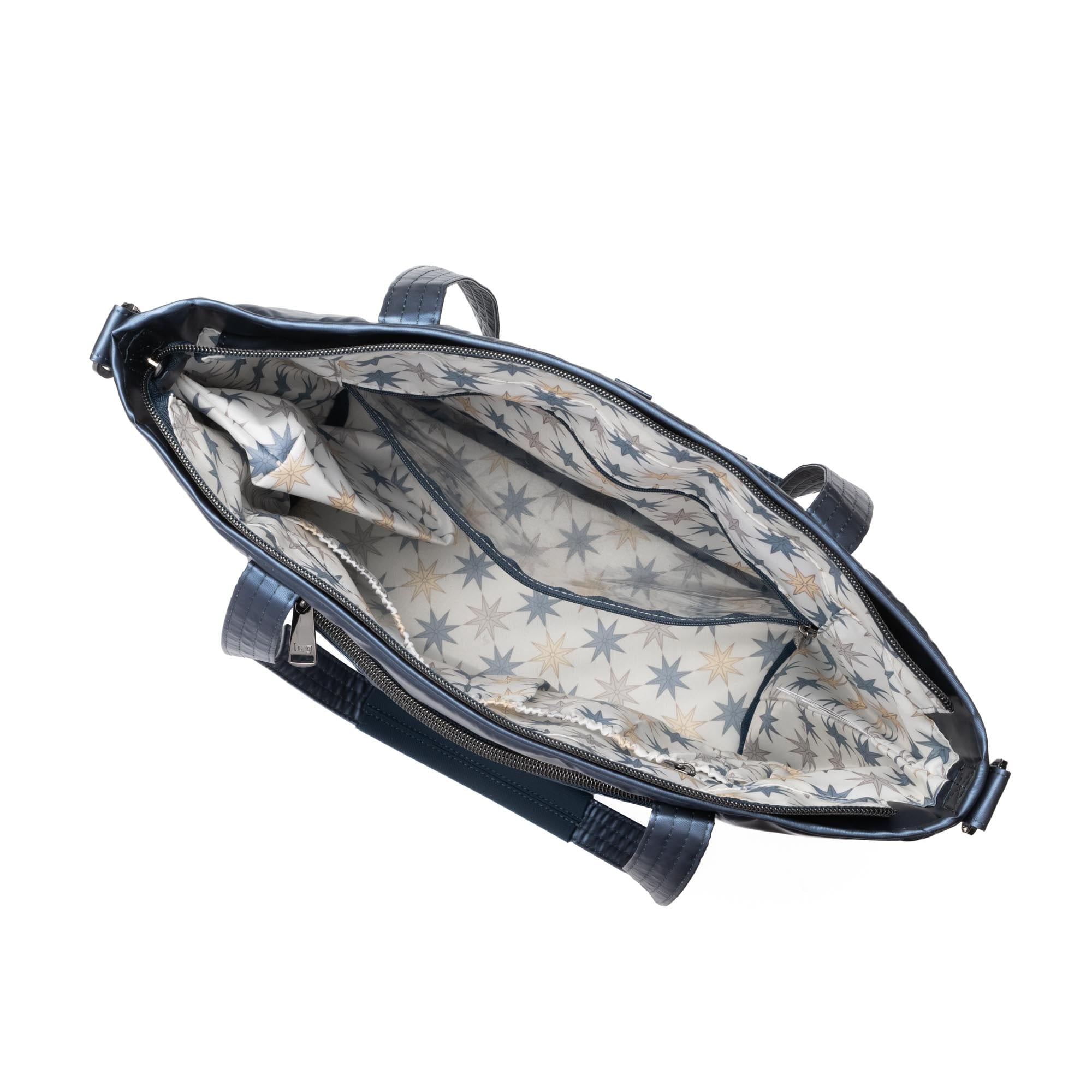 Rally Tote Bag - METALLIC INDIGO - Rally_MetallicIndigo_05