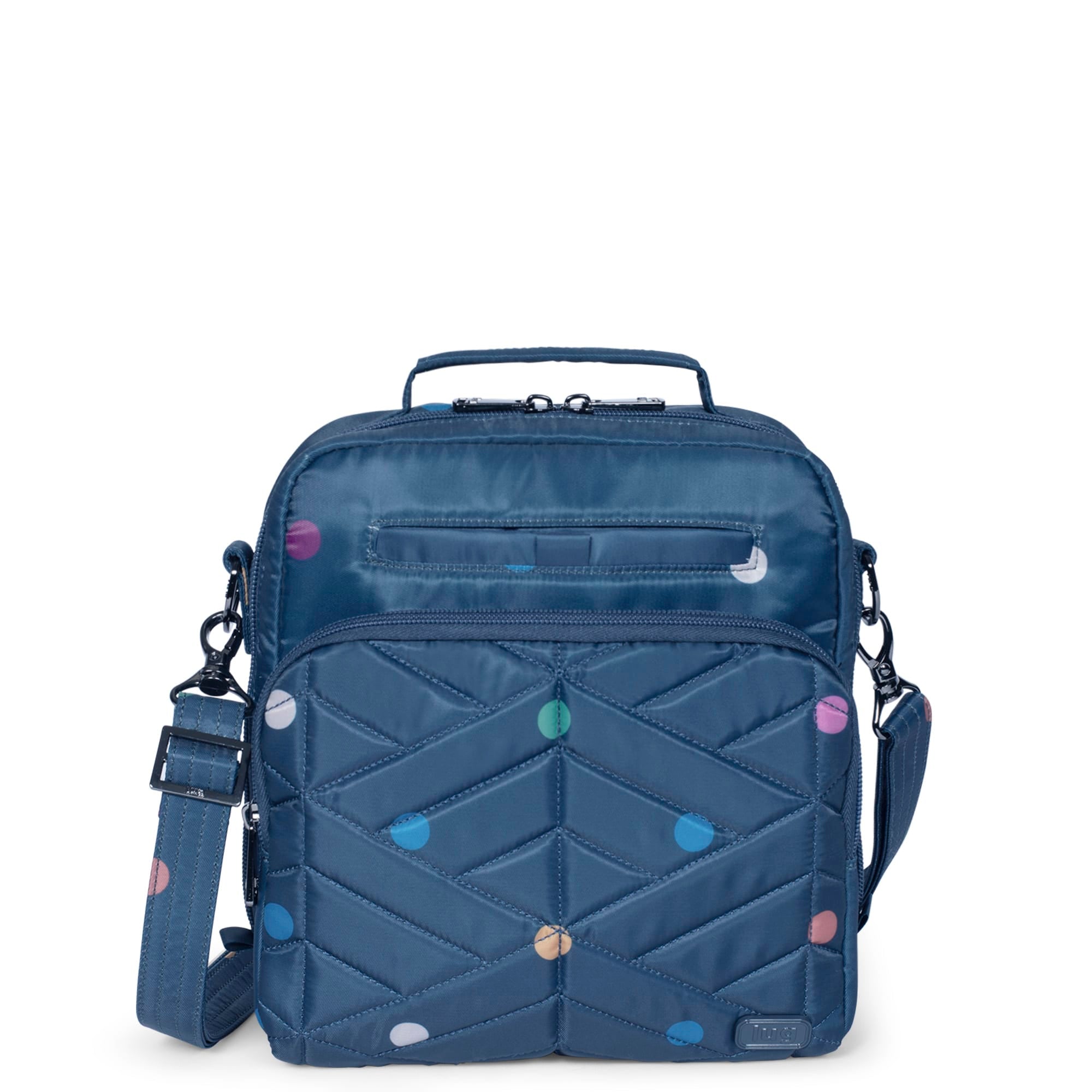 Ranger 2 Crossbody Bag - MULTI DOTS NAVY - Ranger2_BlueDot_01