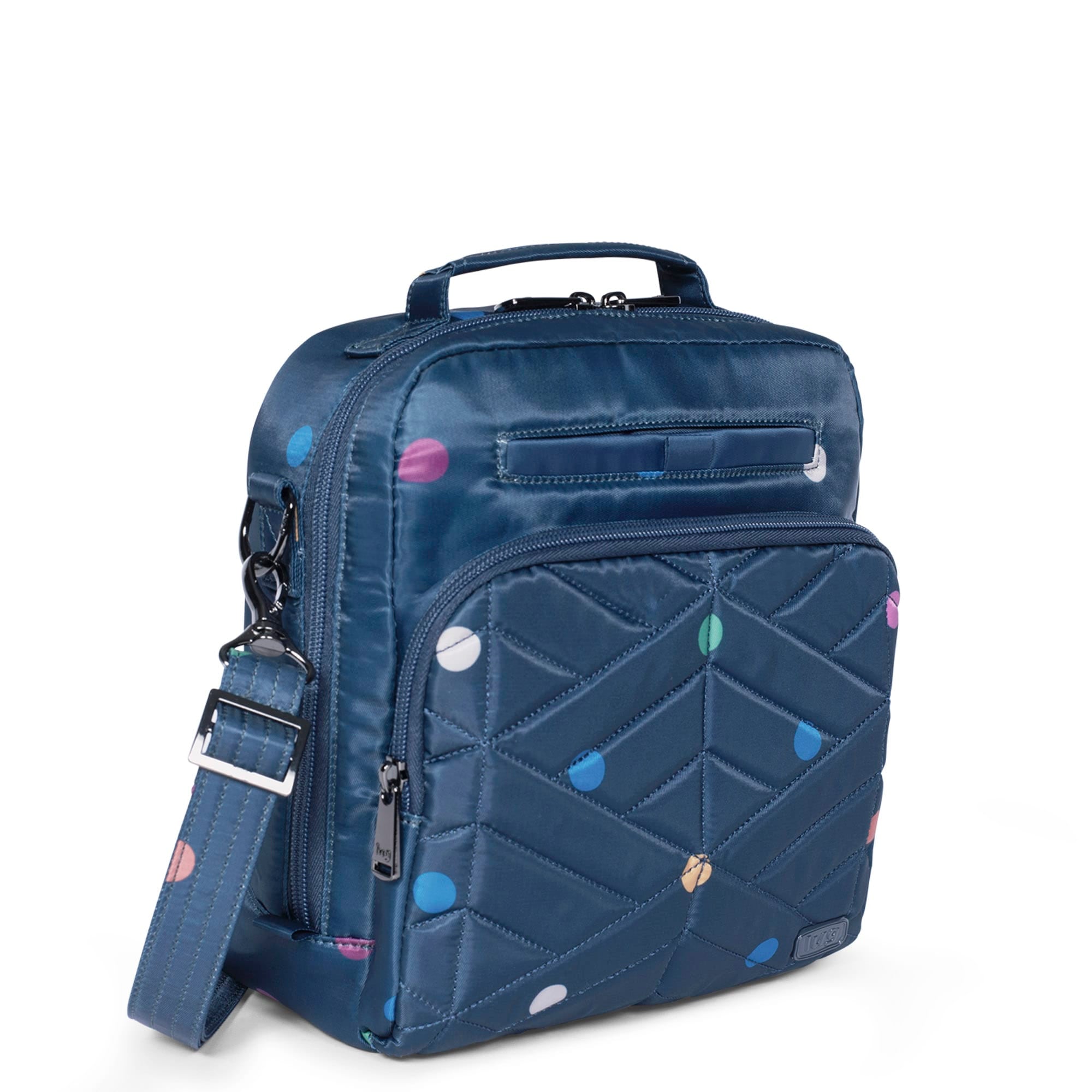 Ranger 2 Crossbody Bag - MULTI DOTS NAVY - Ranger2_BlueDot_02