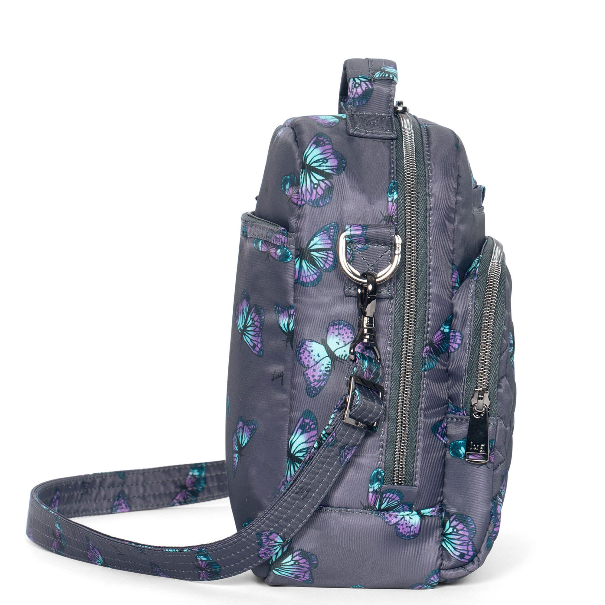 Ranger 2 Crossbody Bag - BUTTERFLY GREY 2 - Ranger2_ButterflyGrey_03