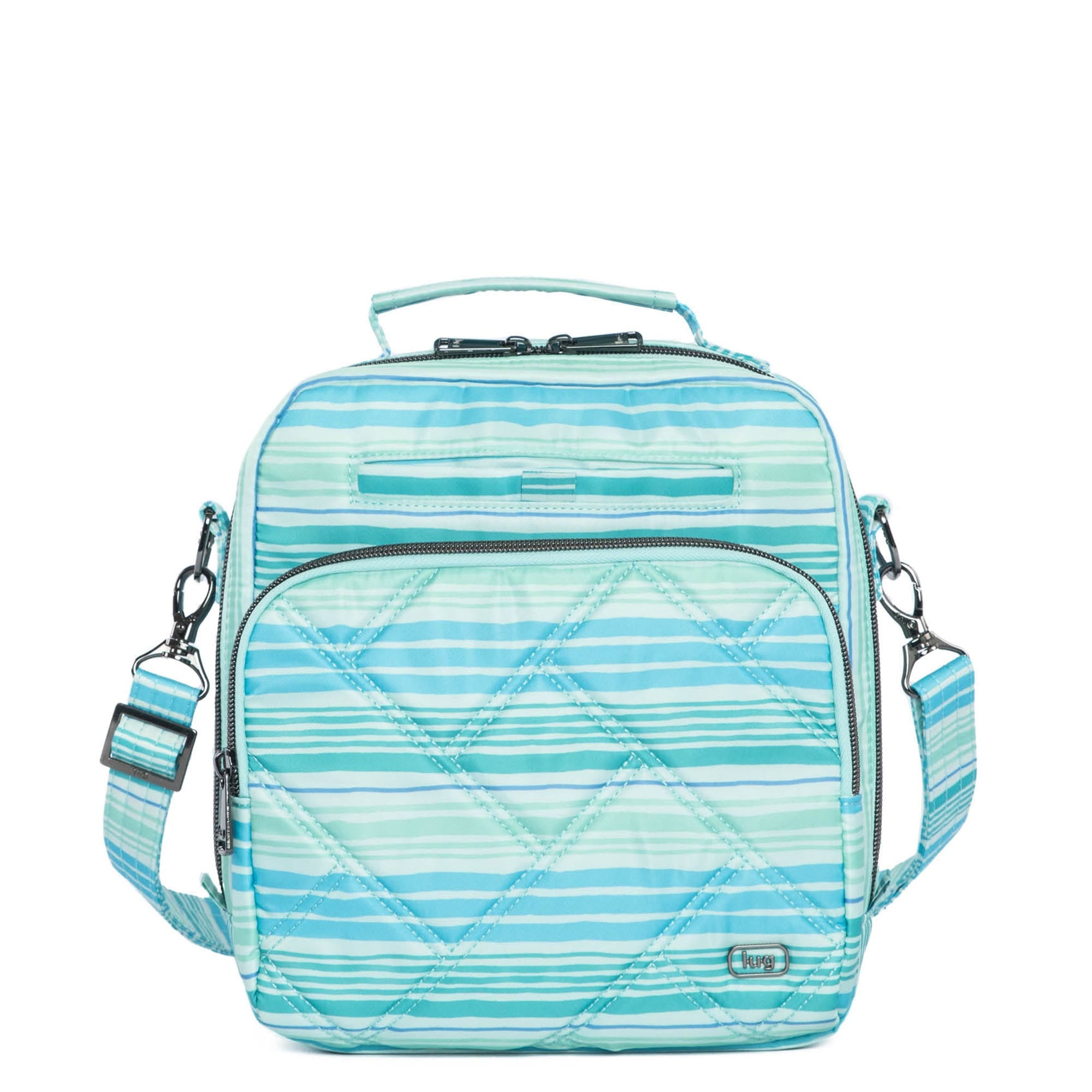 Ranger 2 Crossbody Bag - LOVE WAVES AQUA - Ranger2_LovewavesAqua_01