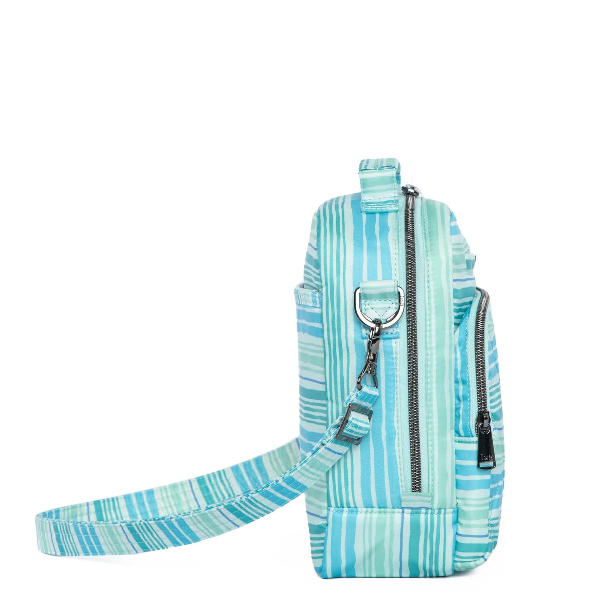 Ranger 2 Crossbody Bag - LOVE WAVES AQUA - Ranger2_LovewavesAqua_03