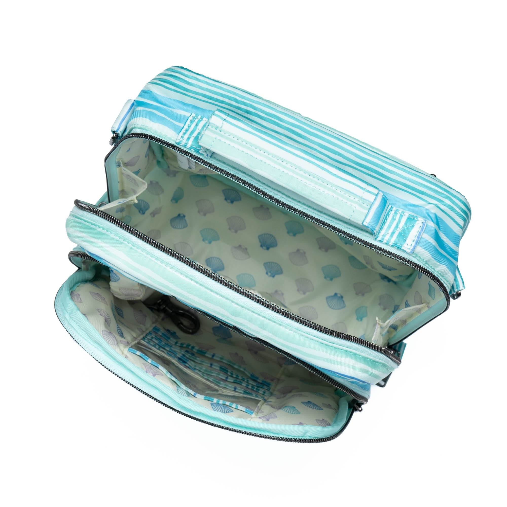 Ranger 2 Crossbody Bag - LOVE WAVES AQUA - Ranger2_LovewavesAqua_05