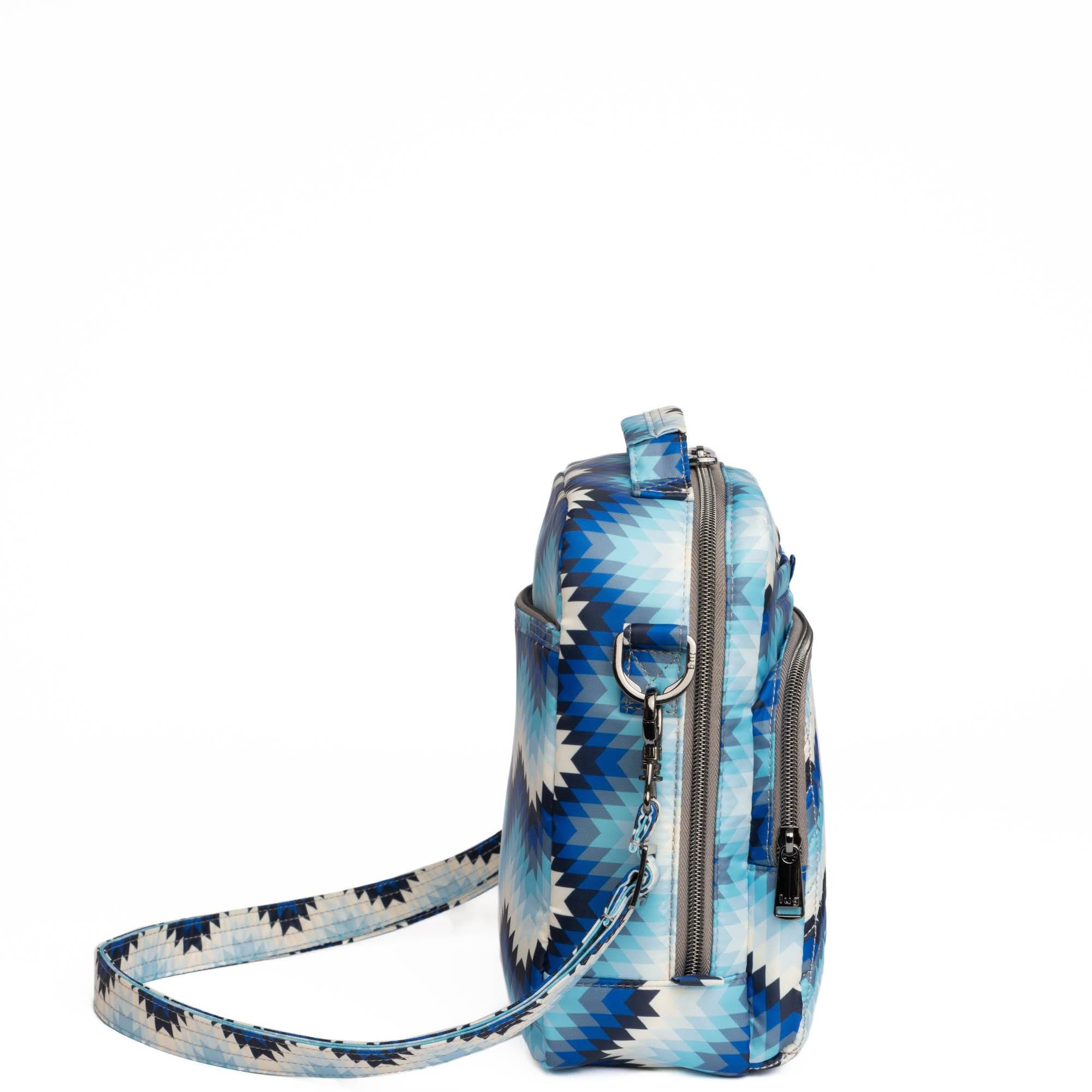 Guild Collection Classic Ranger 2 Crossbody Bag - BARGELLO MOUNTAINS BLUE - RangerMaryD_BargelloMountainsBlue_03