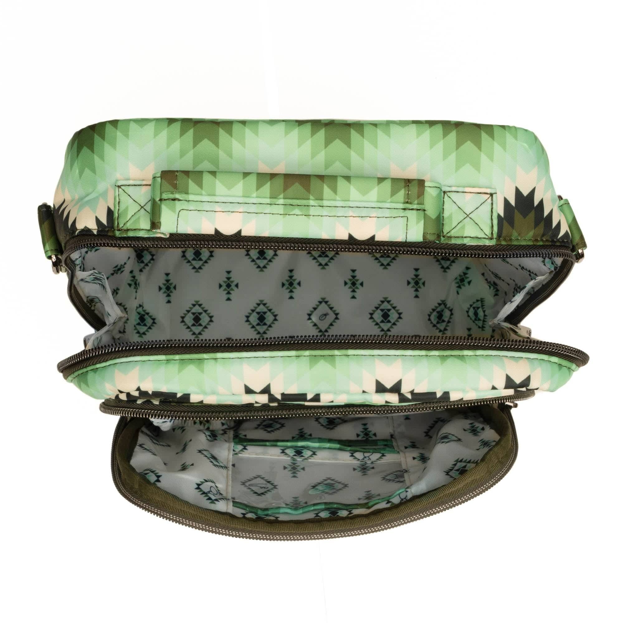 Guild Collection Classic Ranger 2 Crossbody Bag - BARGELLO MOUNTAINS GREEN - RangerMaryD_BargelloMountainsGreen_06