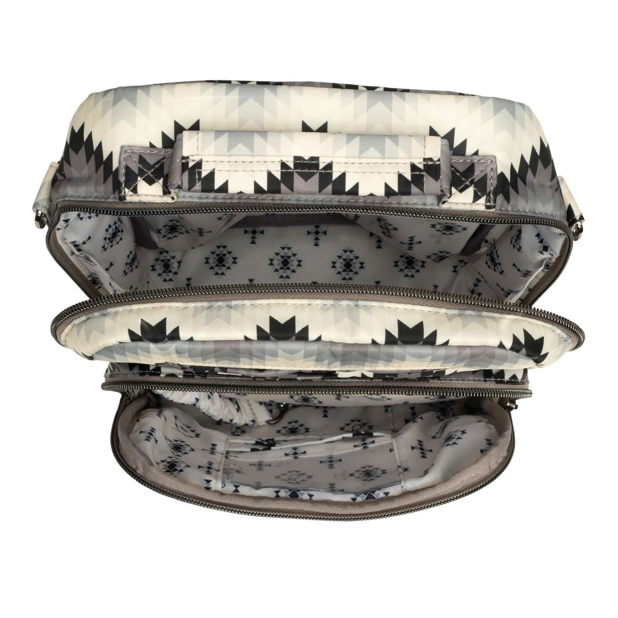 Guild Collection Classic Ranger 2 Crossbody Bag - BARGELLO MOUNTAINS GREY - RangerMaryD_BargelloMountainsGrey_06