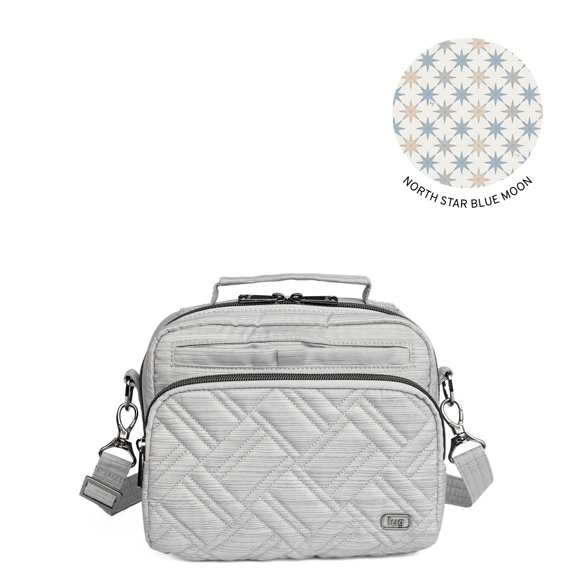 Ranger Mini Crossbody Bag - BRUSHED SILVER - RangerMini_BrushedSilver