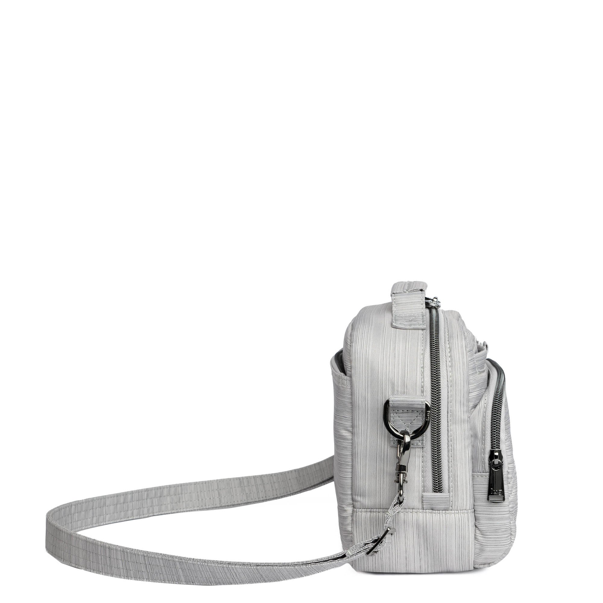 Ranger Mini Crossbody Bag - BRUSHED SILVER - RangerMini_BrushedSilver_03