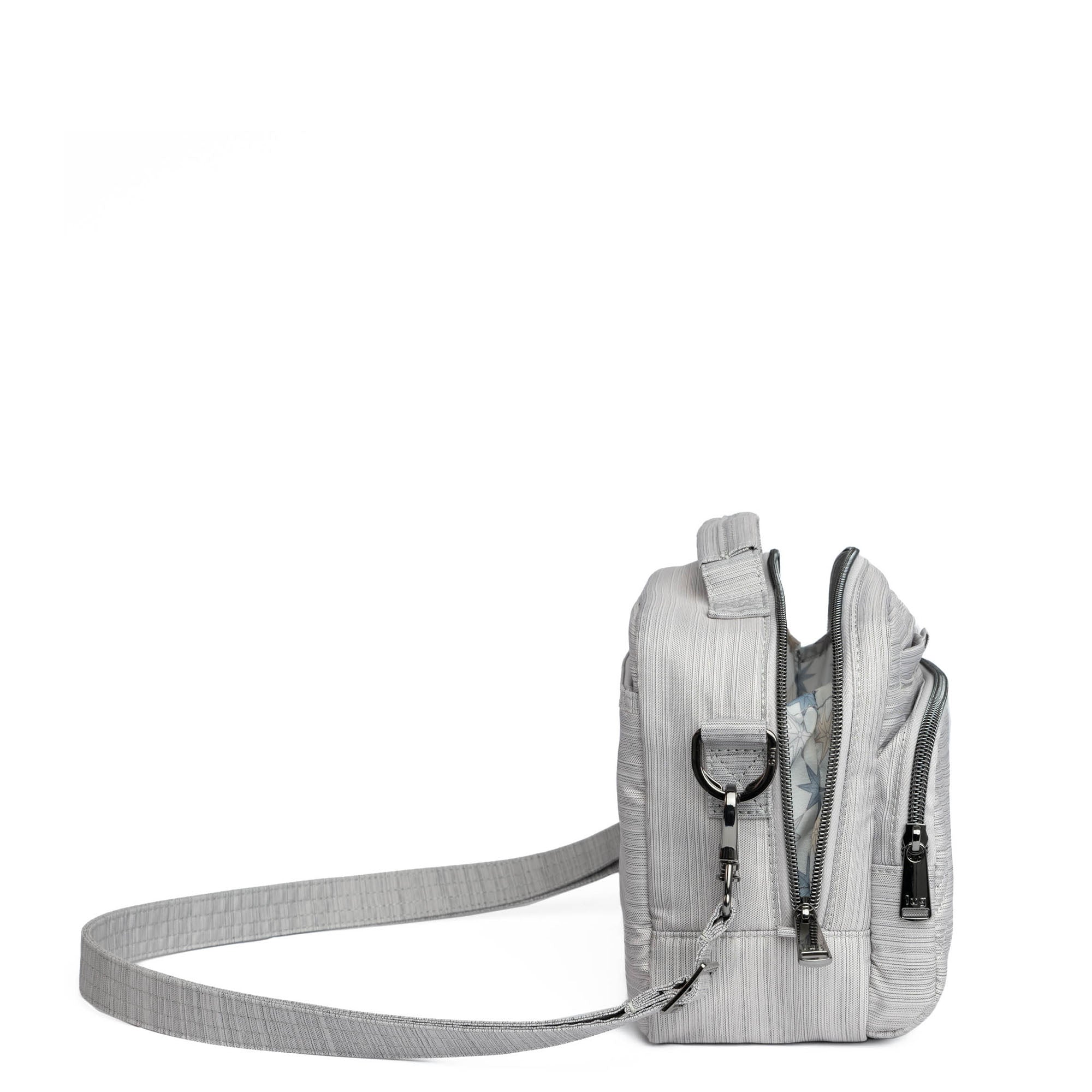 Ranger Mini Crossbody Bag - BRUSHED SILVER - RangerMini_BrushedSilver_04