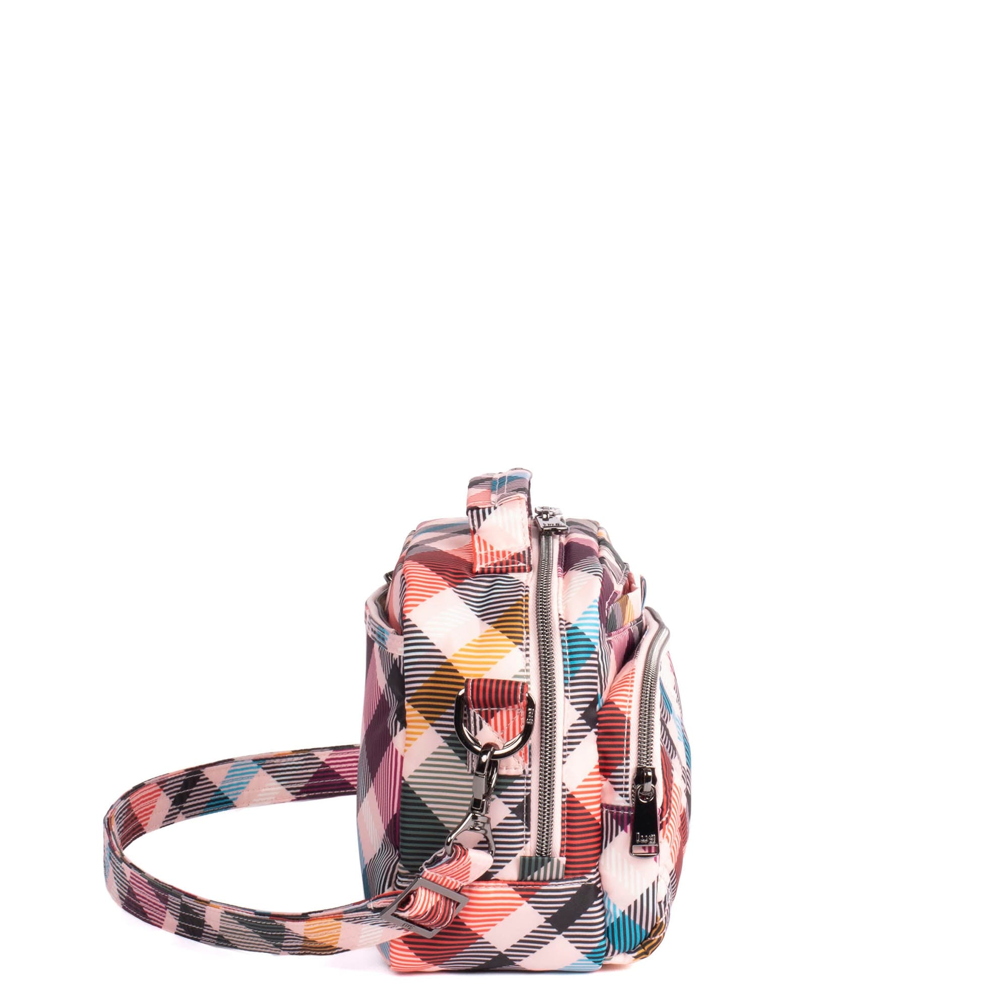 Ranger Mini Crossbody Bag - PINK PLAID - RangerMini_PinkPlaid_03
