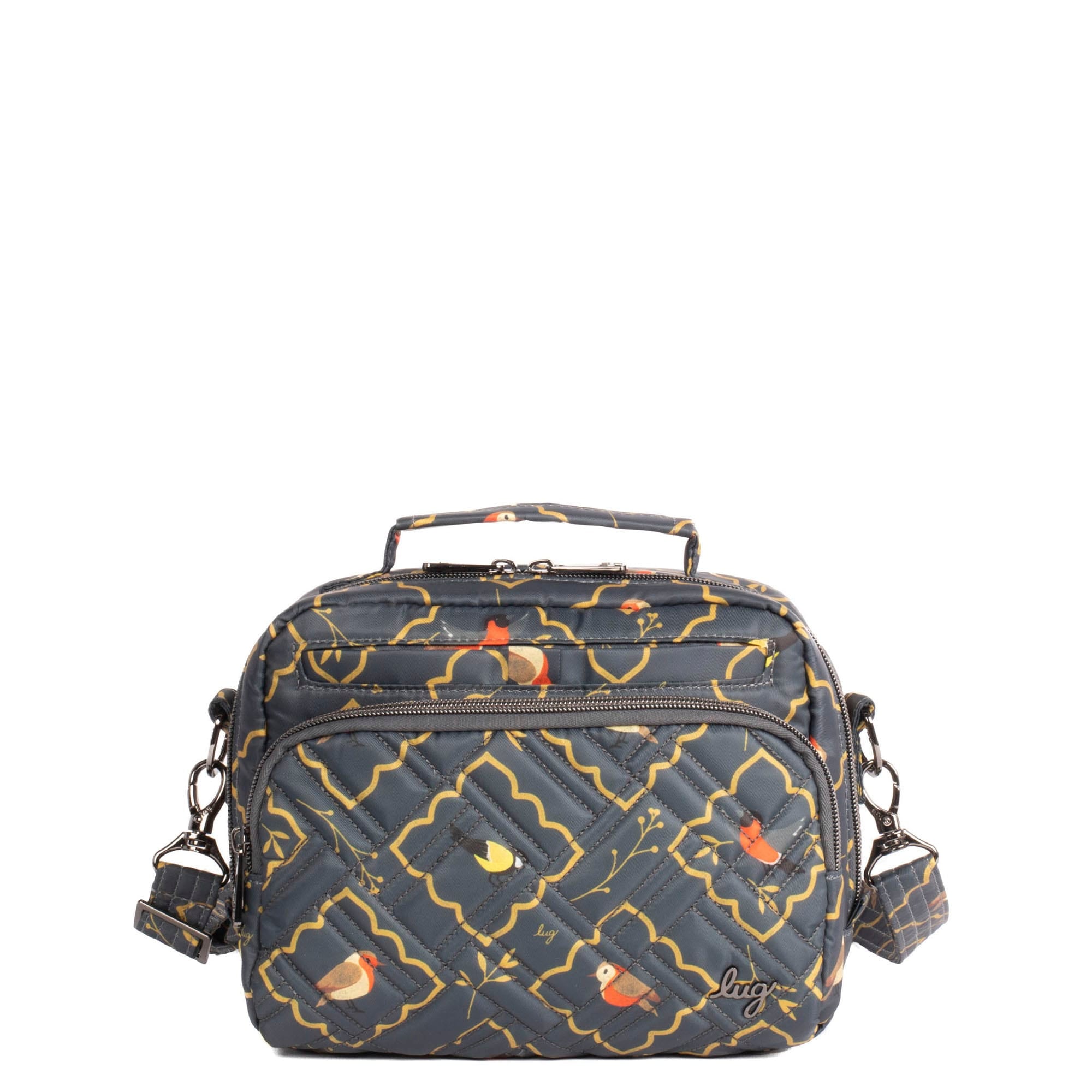 Ranger Mini Crossbody Bag - SONGBIRDS GREY - RangerMini_SongbirdsGrey_01