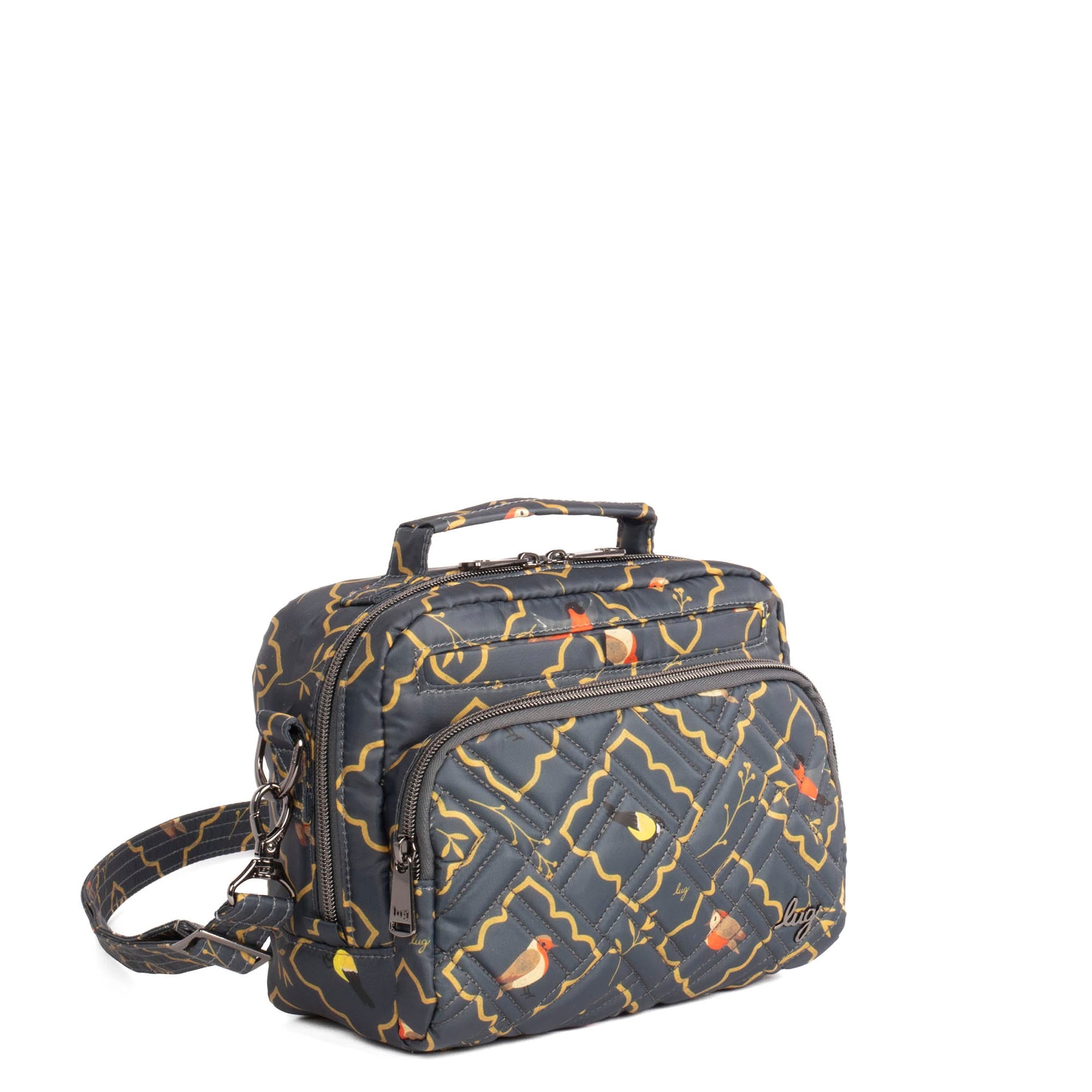 Ranger Mini Crossbody Bag - SONGBIRDS GREY - RangerMini_SongbirdsGrey_02