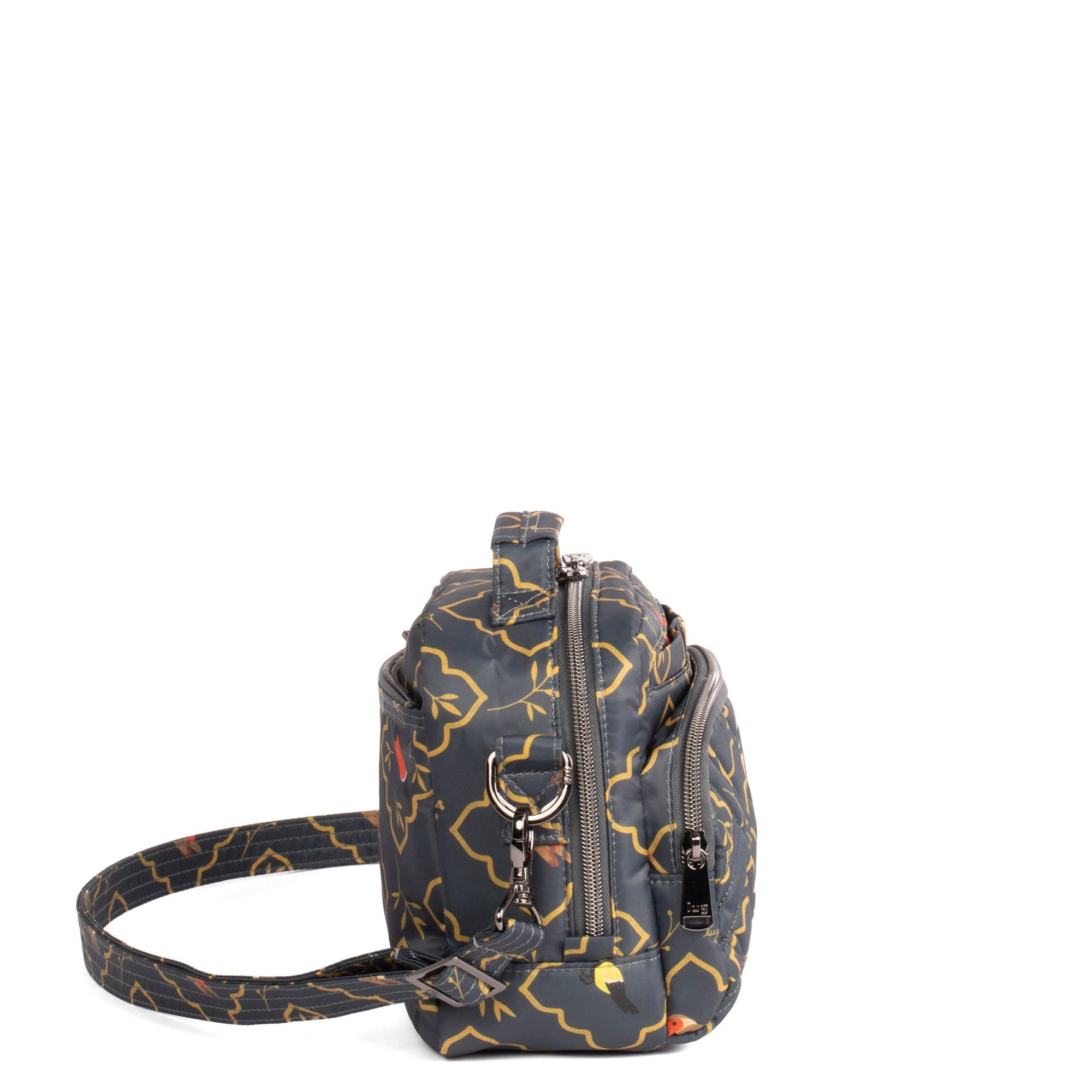 Ranger Mini Crossbody Bag - SONGBIRDS GREY - RangerMini_SongbirdsGrey_03