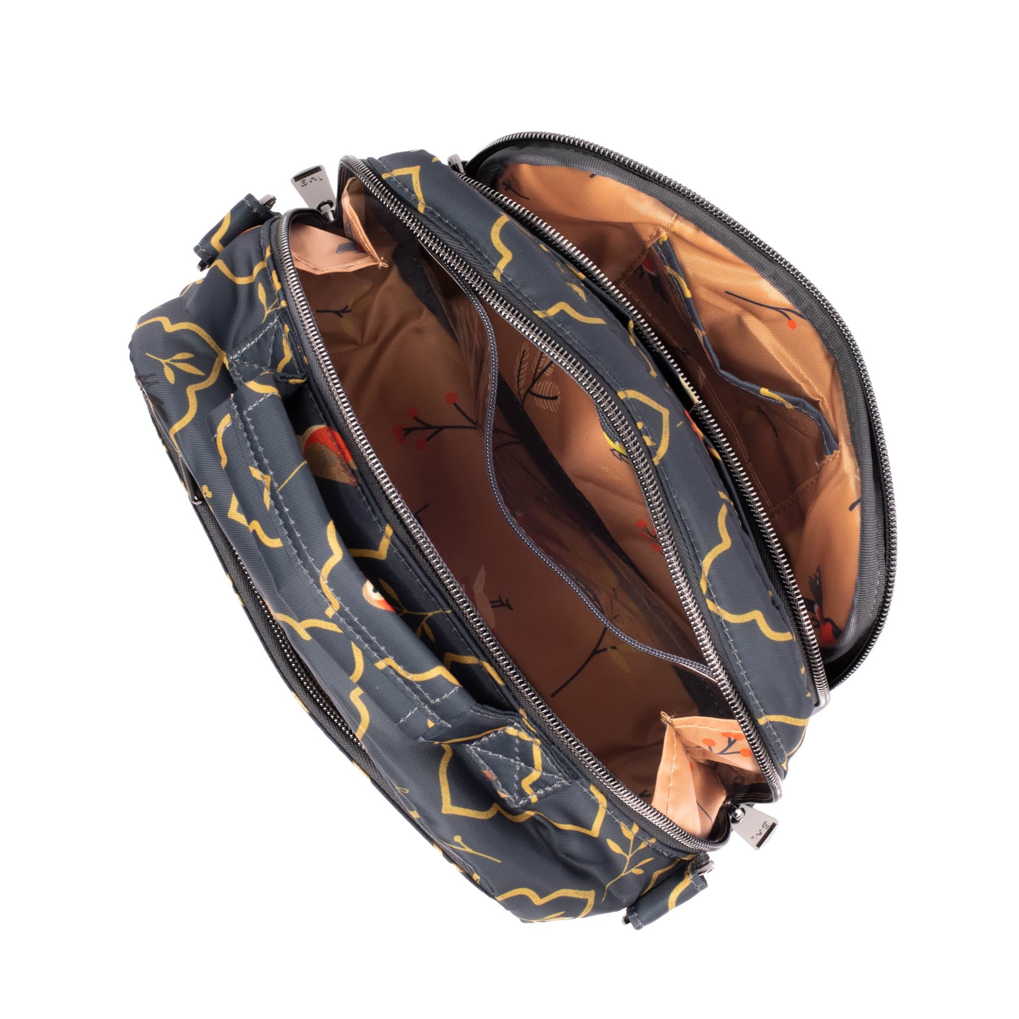Ranger Mini Crossbody Bag - SONGBIRDS GREY - RangerMini_SongbirdsGrey_05