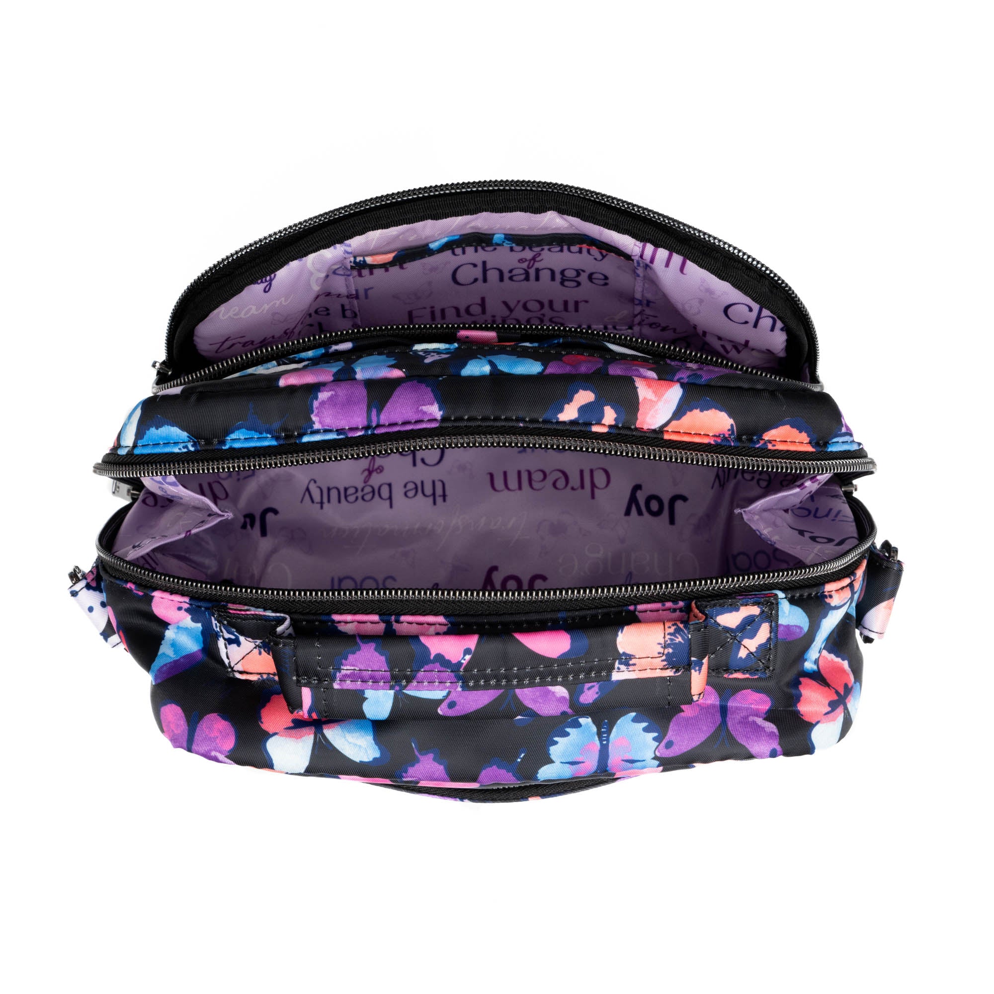 Ranger Mini Crossbody Bag - WATERCOLOR BUTTERFLIES - RangerMini_WatercolourButterflies_06