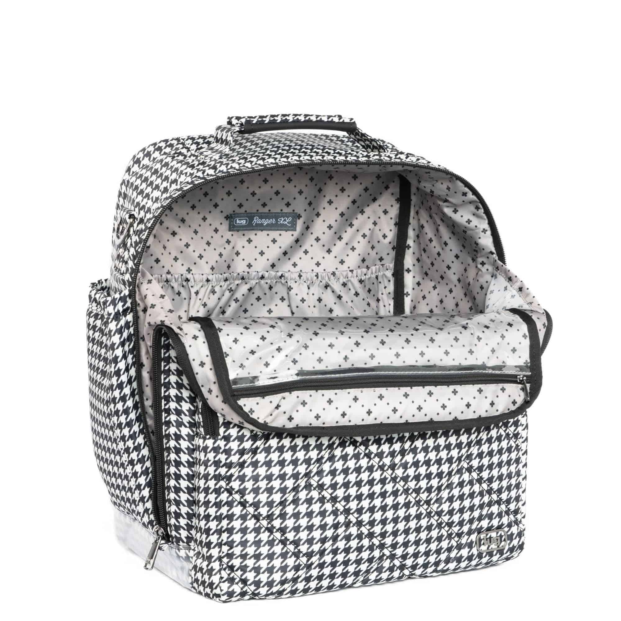 Ranger XL 2 Duffel Bag - MICRO HOUNDSTOOTH BLACK - RangerXL2_MicroHoundstoothBlack_06