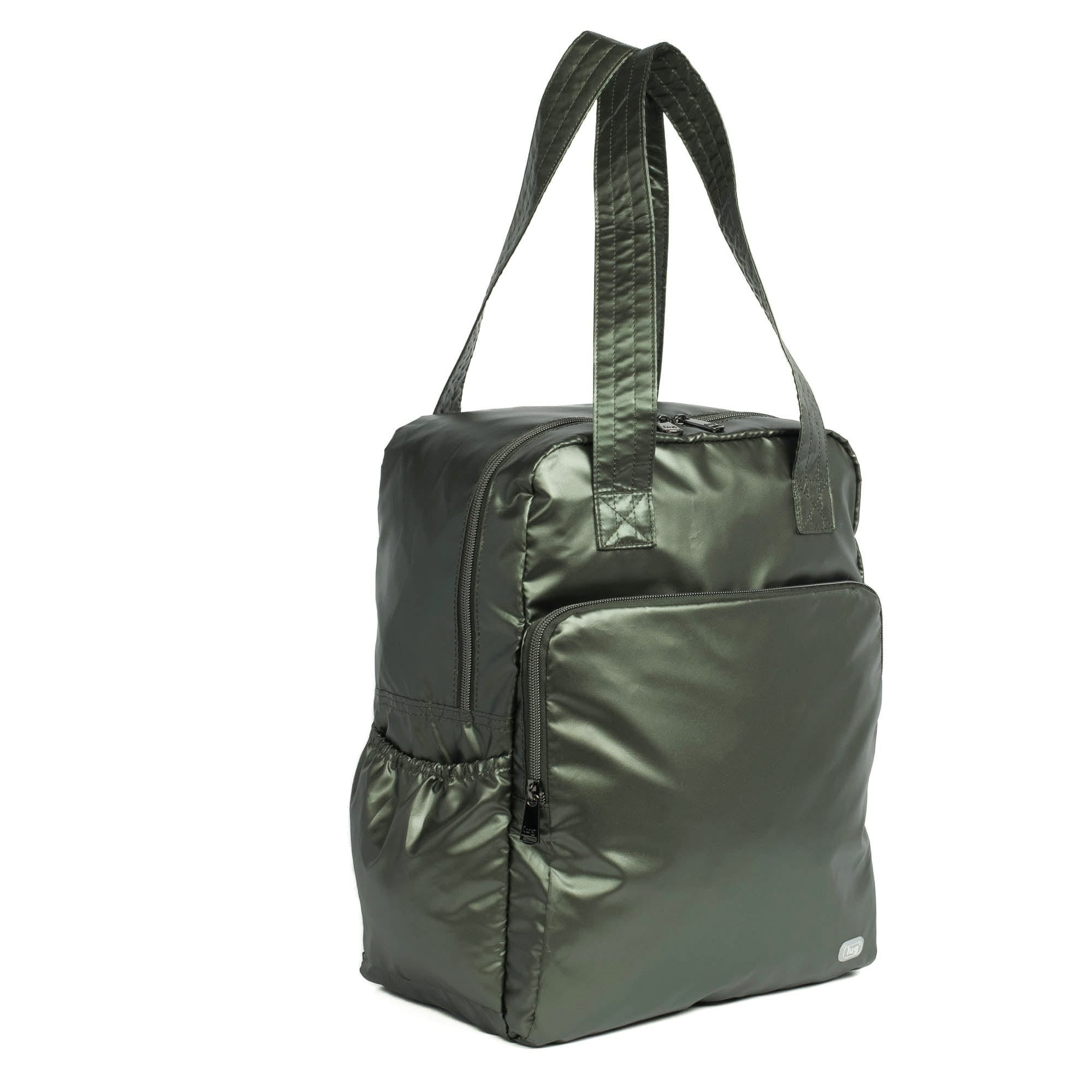 Ranger XL Packable Tote Bag - METALLIC OLIVE - RangerXLPackable_MetallicOlive_02