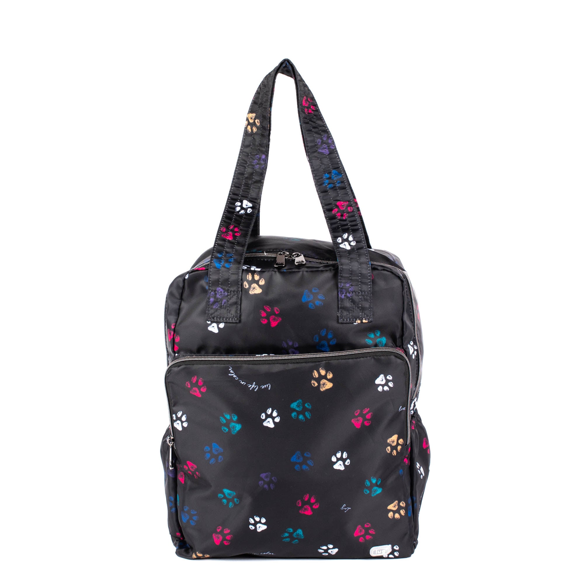 Ranger XL Packable Tote Bag - SONGBIRDS GREY - RangerXLPackable_PawsBlack_01