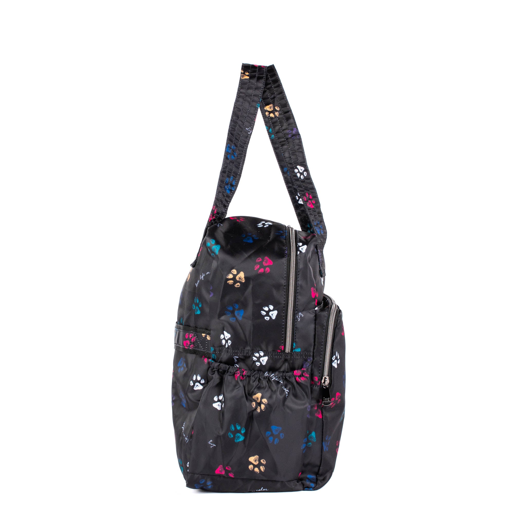 Ranger XL Packable Tote Bag - SONGBIRDS GREY - RangerXLPackable_PawsBlack_03
