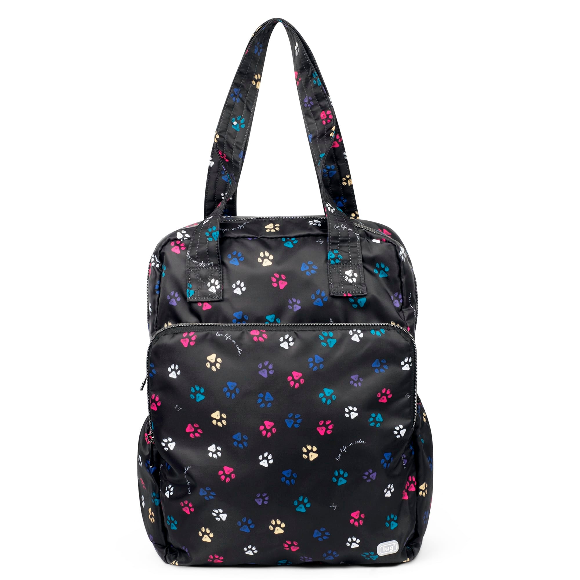 Ranger XL Packable Tote Bag - PAWS BLACK 2 - RangerXLPackable_Paws_Black_01