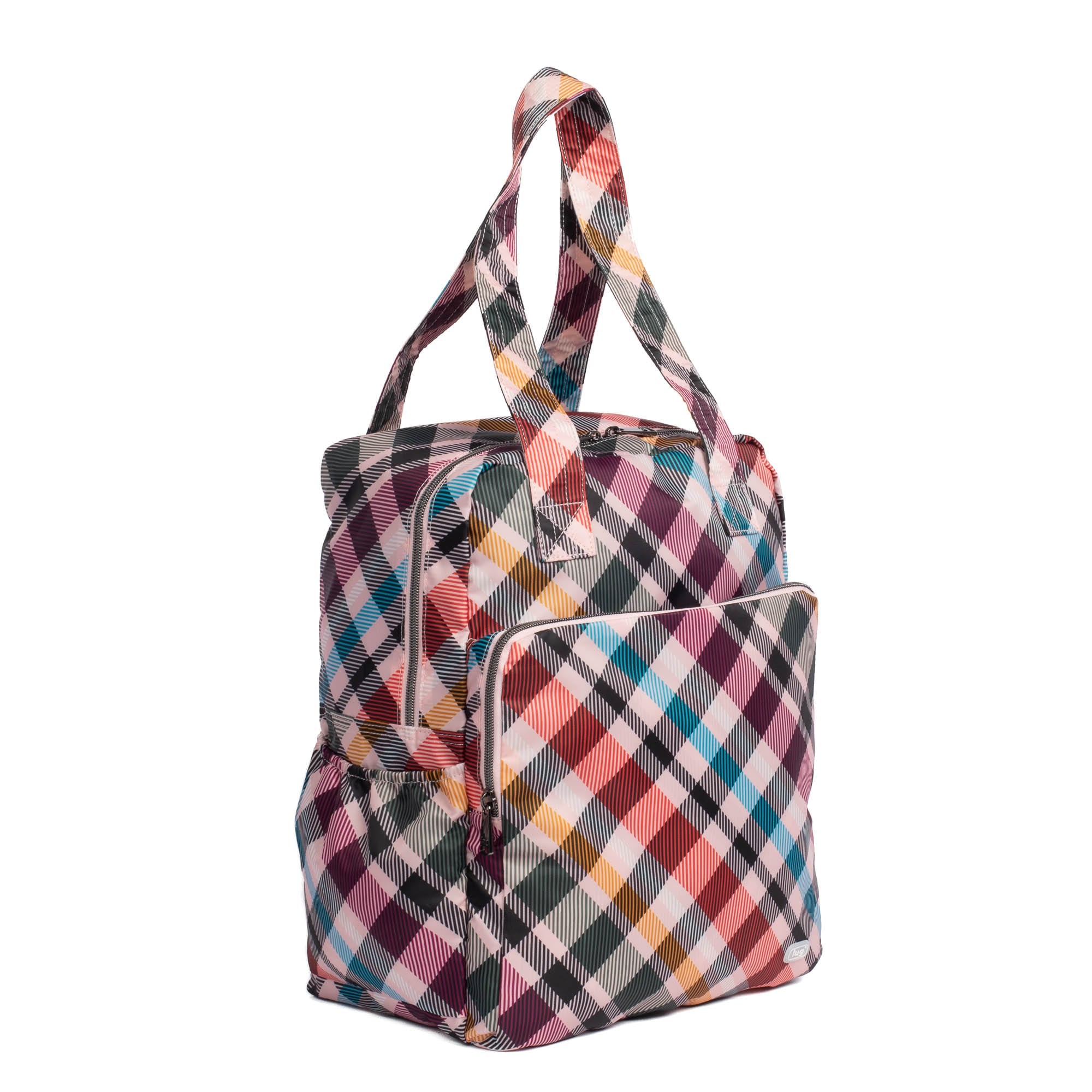 Ranger XL Packable Tote Bag - PINK PLAID - RangerXLPackable_PinkPlaid_02