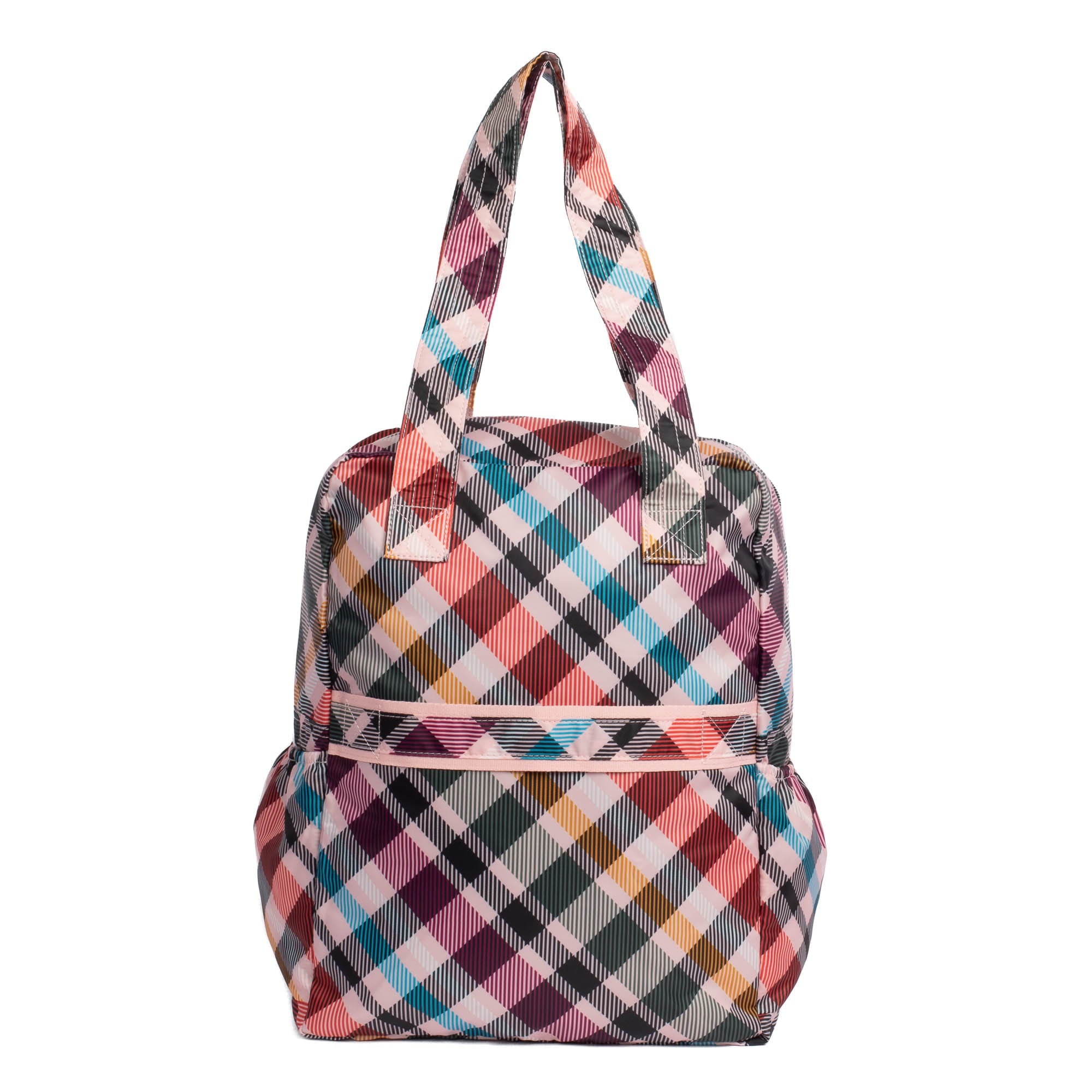 Ranger XL Packable Tote Bag - PINK PLAID - RangerXLPackable_PinkPlaid_04