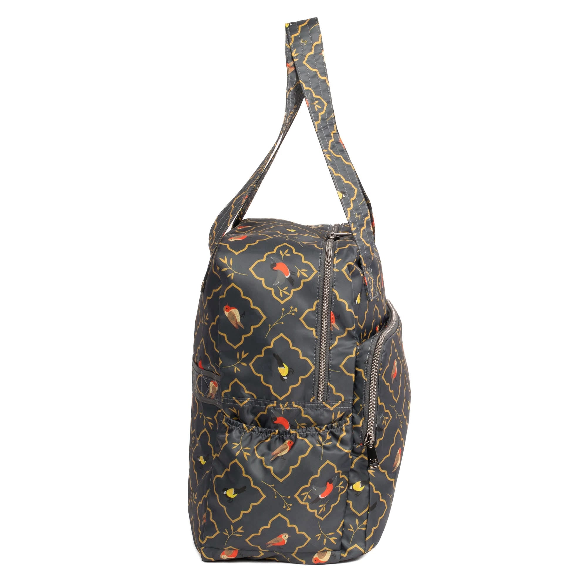 Ranger XL Packable Tote Bag - SONGBIRDS GREY - RangerXLPackable_SongbirdsGrey_03