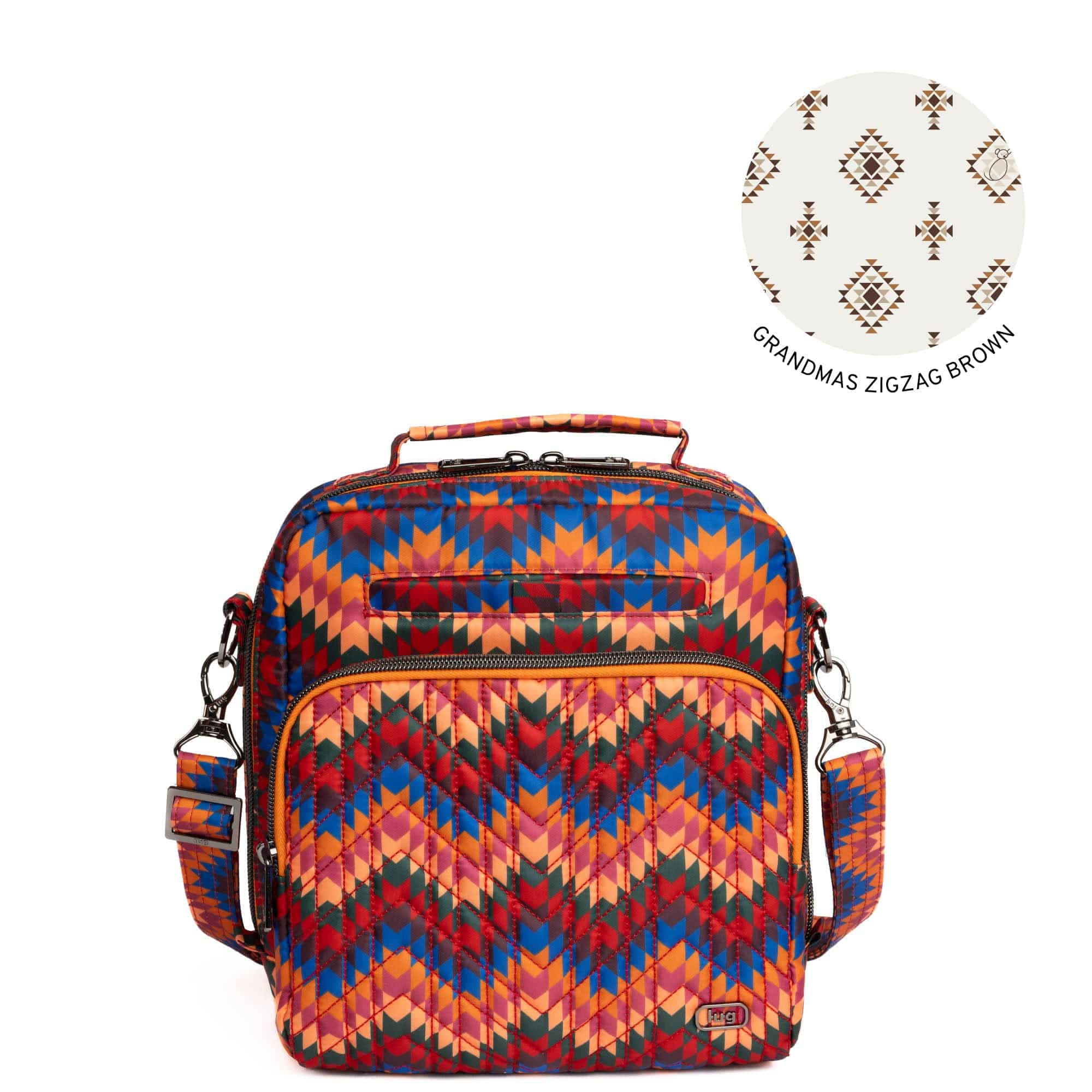 Guild Collection Classic Ranger 2 Crossbody Bag - BARGELLO MOUNTAINS MULTI - Ranger_BargelloMountainsMulti
