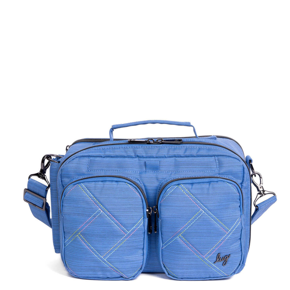 Rider Crossbody Bag - BRUSHED MARINA ICEPOP STITCH - Rider_BrushedMarina_01