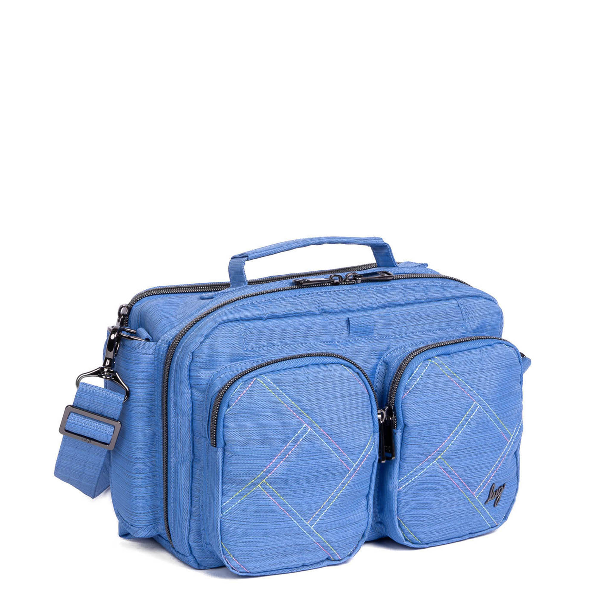 Rider Crossbody Bag - BRUSHED MARINA ICEPOP STITCH - Rider_BrushedMarina_02