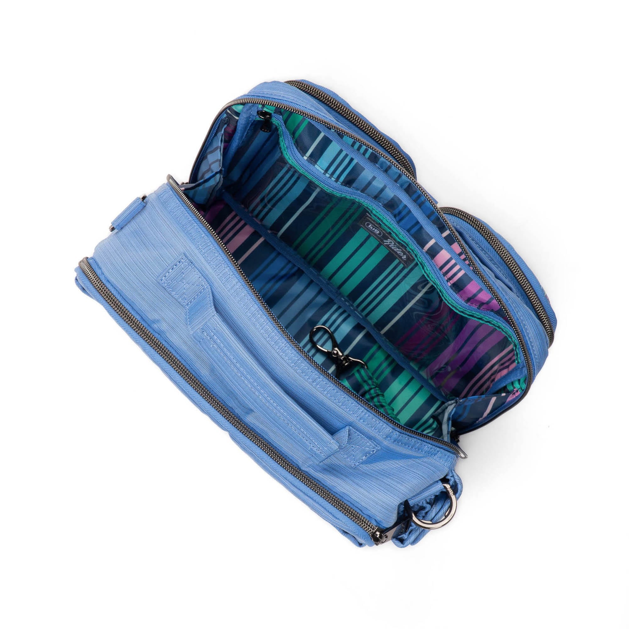 Rider Crossbody Bag - BRUSHED MARINA ICEPOP STITCH - Rider_BrushedMarina_05