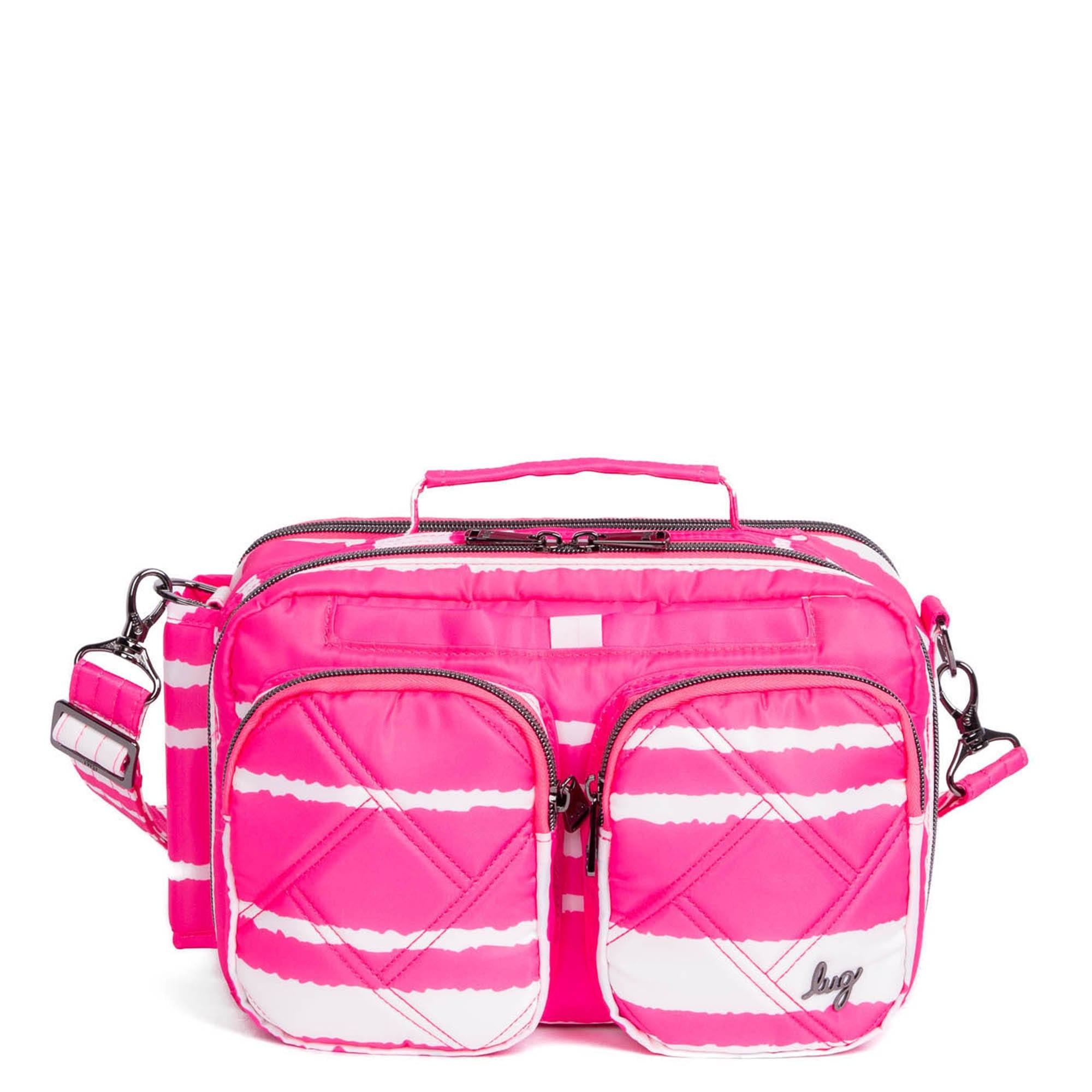Rider Crossbody Bag - MAGENTA STRIPE - Rider_MagentaStripe_01