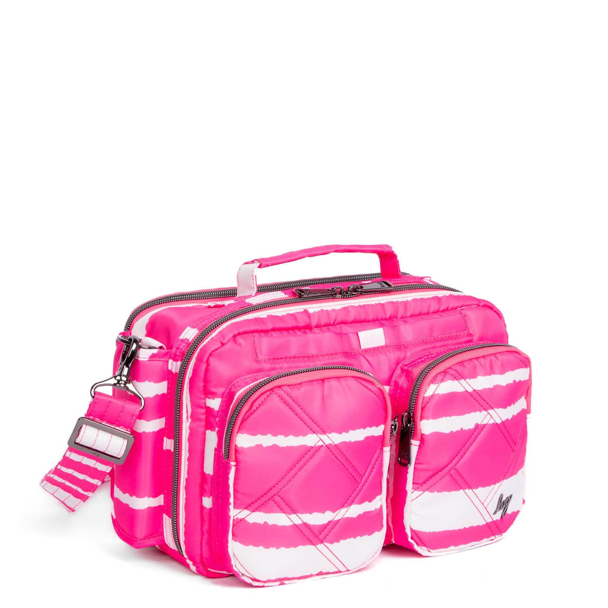 Rider Crossbody Bag - MAGENTA STRIPE - Rider_MagentaStripe_02