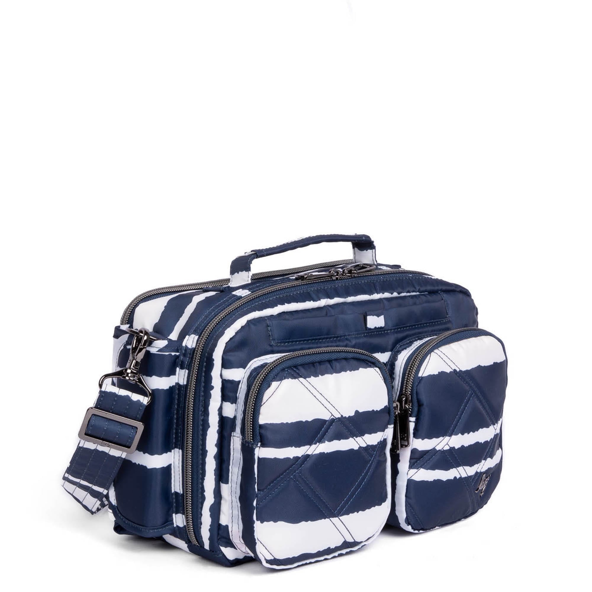 Rider Crossbody Bag - NAVY STRIPE - Rider_NavyStripe_02