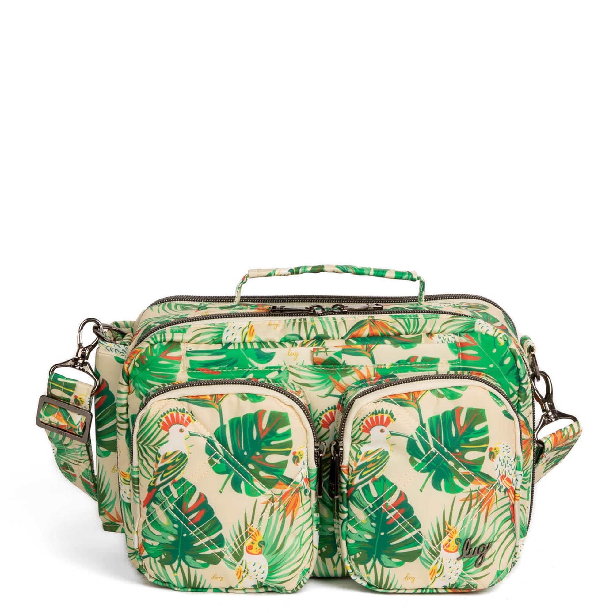 Rider Crossbody Bag - TROPICAL BIRDS CREAM - Rider_TropicalBirds_01