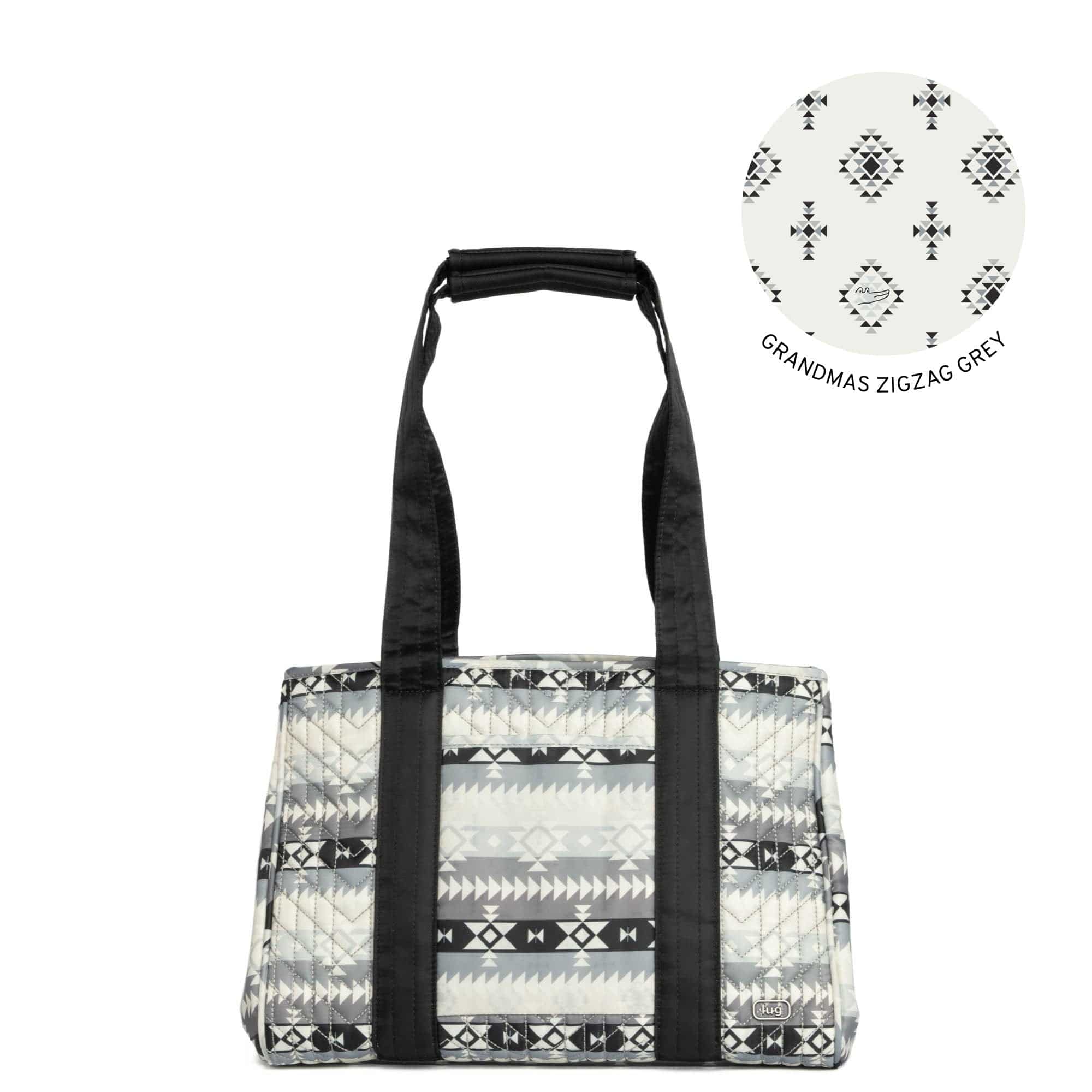 Guild Collection Classic Rover Mini Tote Bag - SOUTHWEST GEESE GREY - RoverMini_SouthWestGeeseGrey