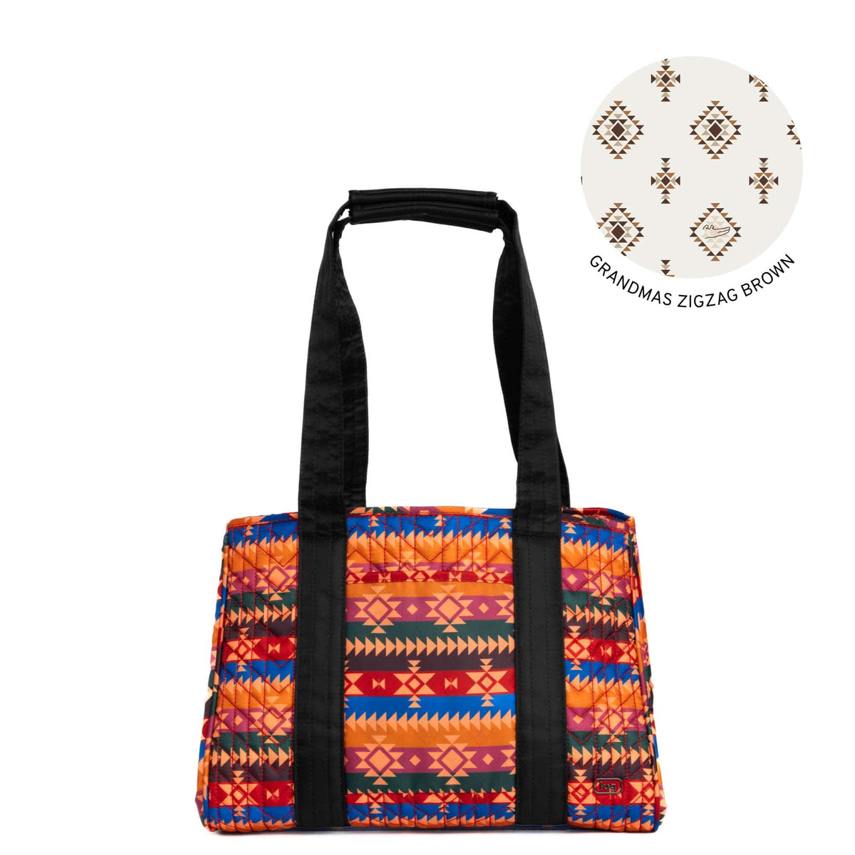 Guild Collection Classic Rover Mini Tote Bag - SOUTHWEST GEESE MULTI - RoverMini_SouthWestGeeseMulti