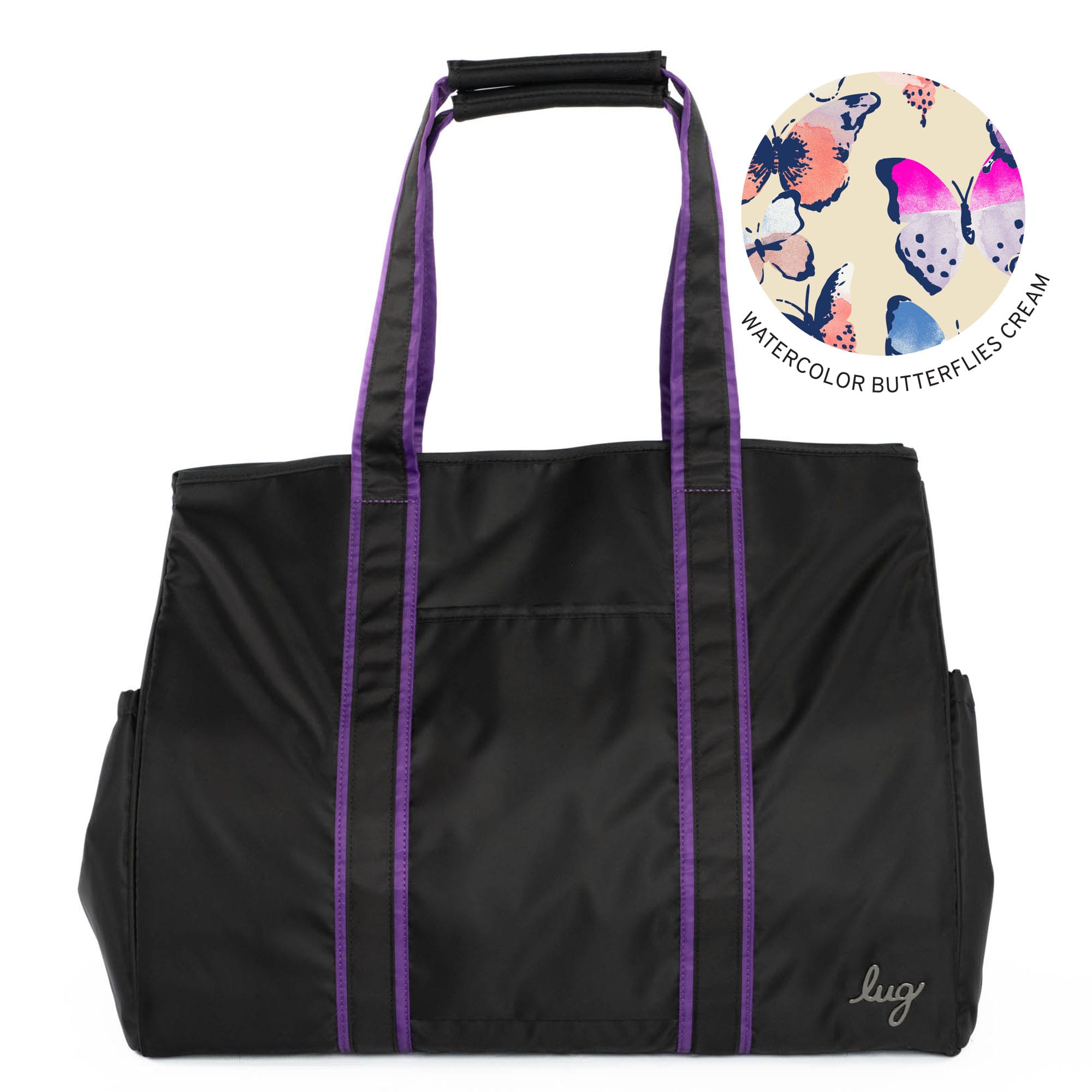 Rover X-Large Carry-All Tote - AMETHYST - Rover_Black