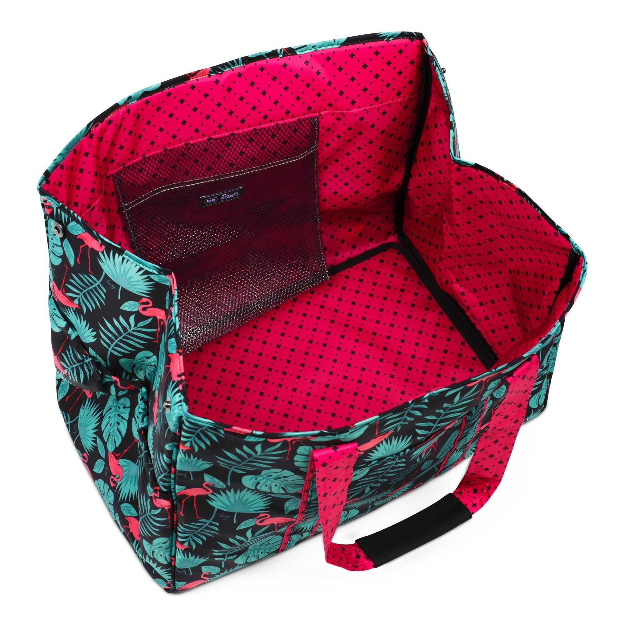 Rover X-Large Carry-All Tote - FLAMINGO BLACK - Rover_Flamingo_Black_05