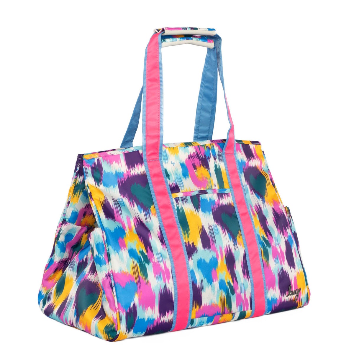 Rover X-Large Carry-All Tote - HEART IKAT MULTI - Rover_HeartikatMulti_02