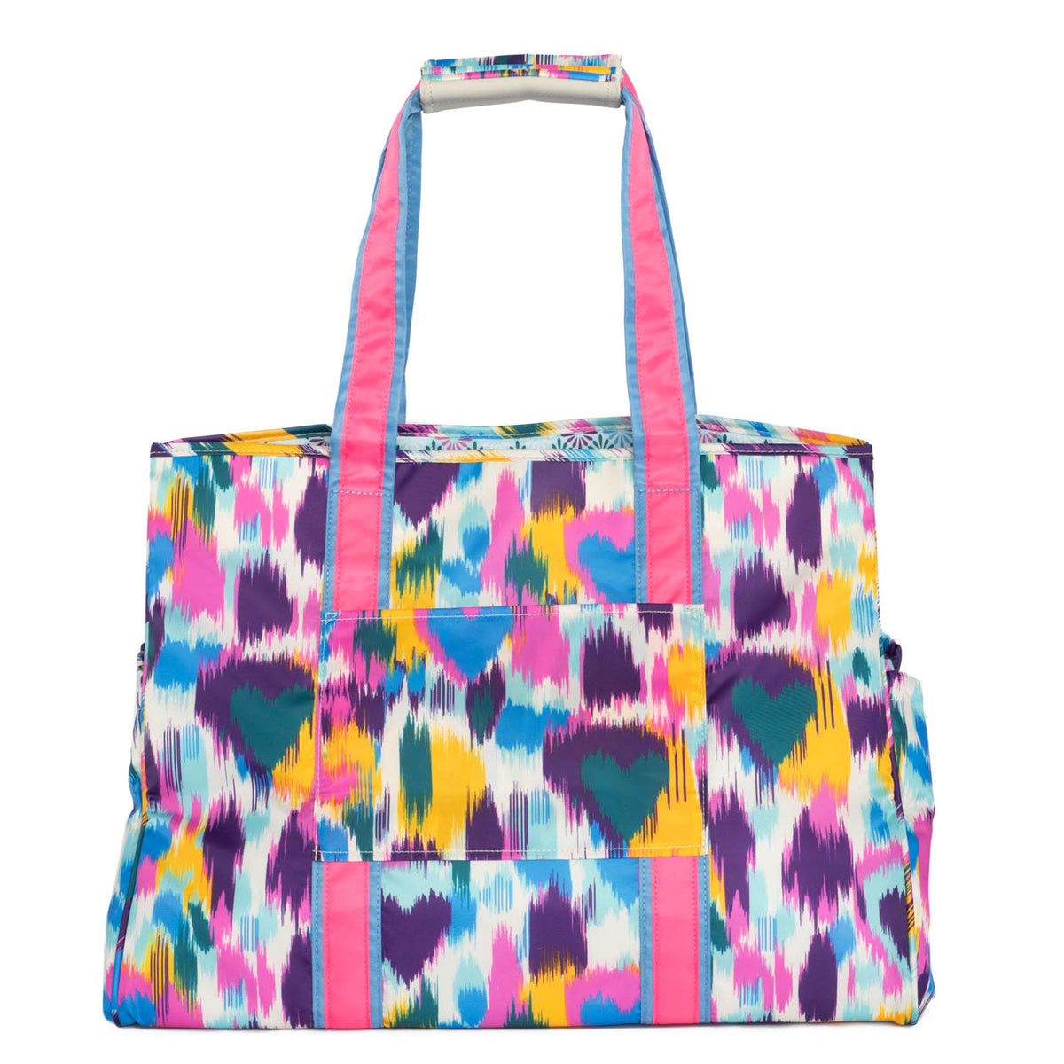 Rover X-Large Carry-All Tote - HEART IKAT MULTI - Rover_HeartikatMulti_05