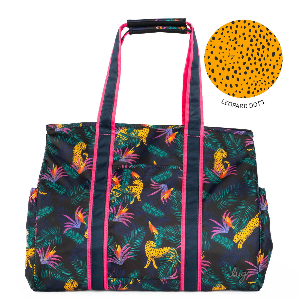 Rover X-Large Carry-All Tote - LUXE LEOPARD BLACK - Rover_LuxeLeopardBlack
