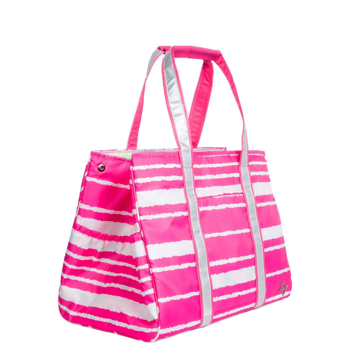 Rover X-Large Carry-All Tote - MAGENTA STRIPE - Rover_MagentaStripe_02