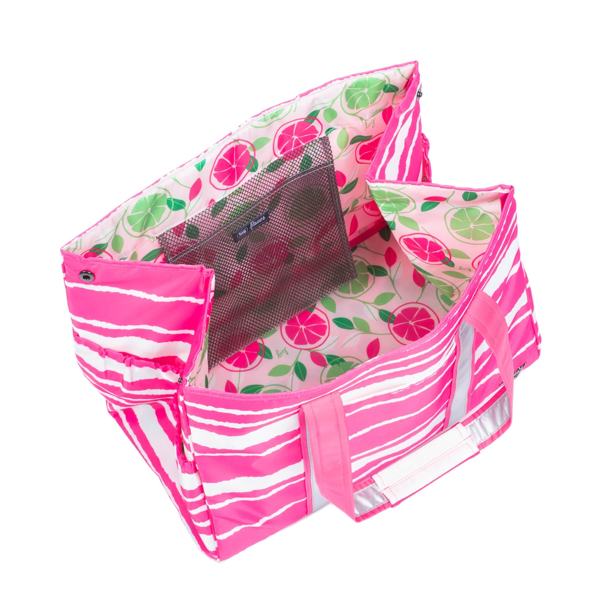 Rover X-Large Carry-All Tote - MAGENTA STRIPE - Rover_MagentaStripe_05