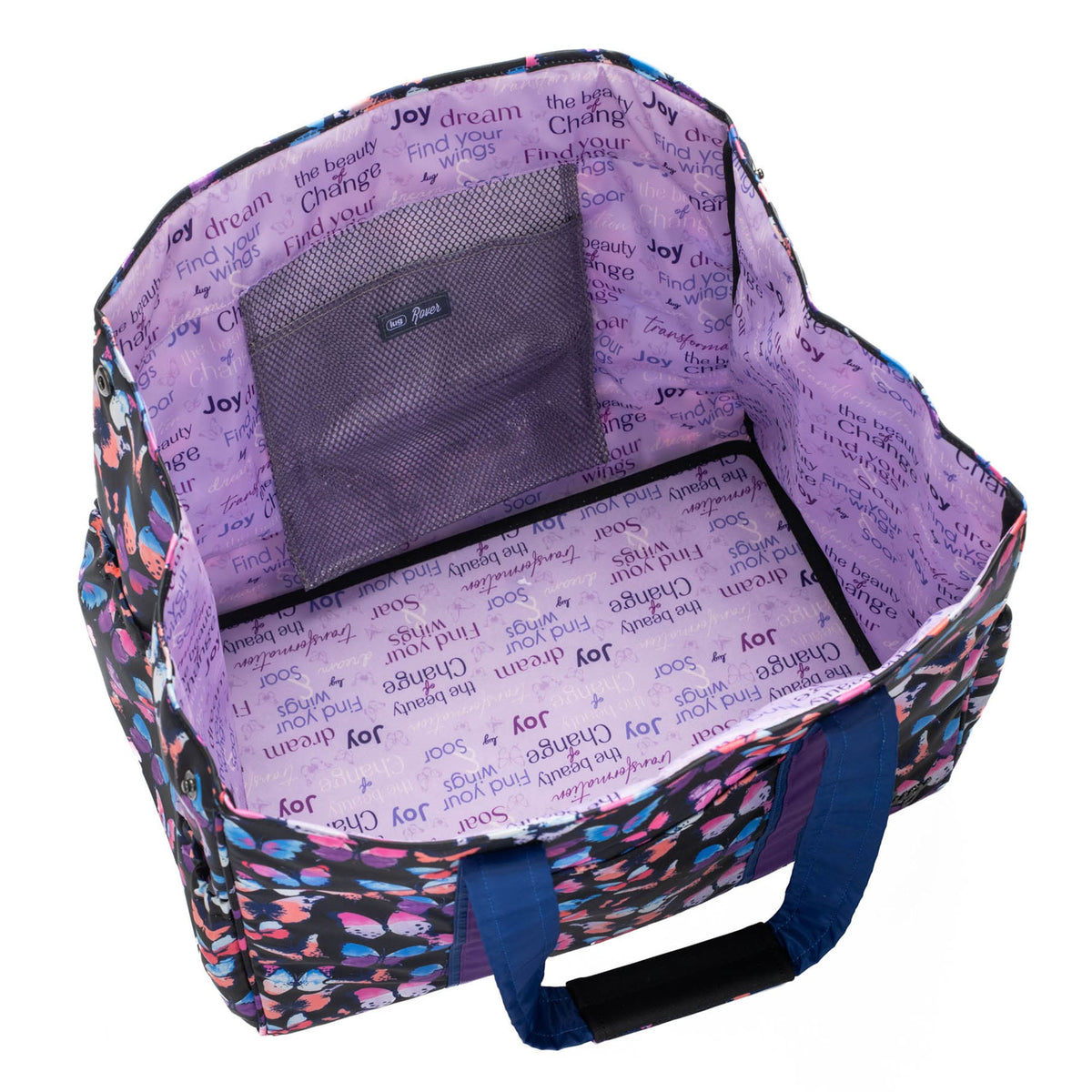 Rover X-Large Carry-All Tote - WATERCOLOR BUTTERFLIES - Rover_WatercolourButterflies_06
