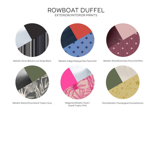 Rowboat Duffel Bag - - Rowboat-Duffel-Swatches