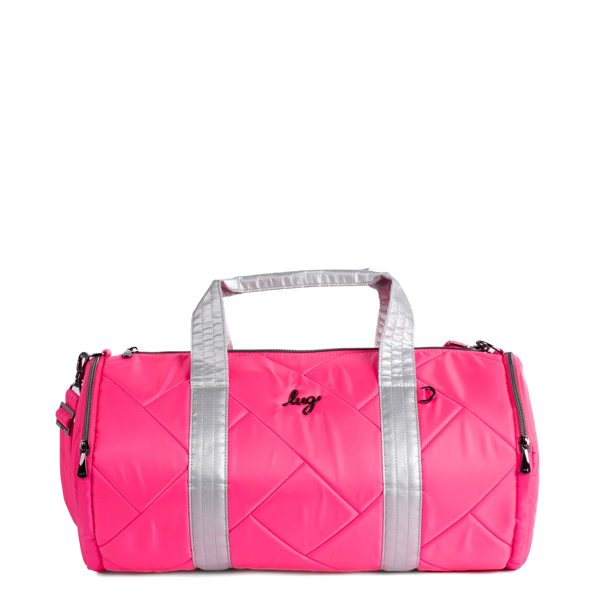Rowboat Duffel Bag - MAGENTA SILVER - RowboatDuffle_MAGENTAwSILVER_01