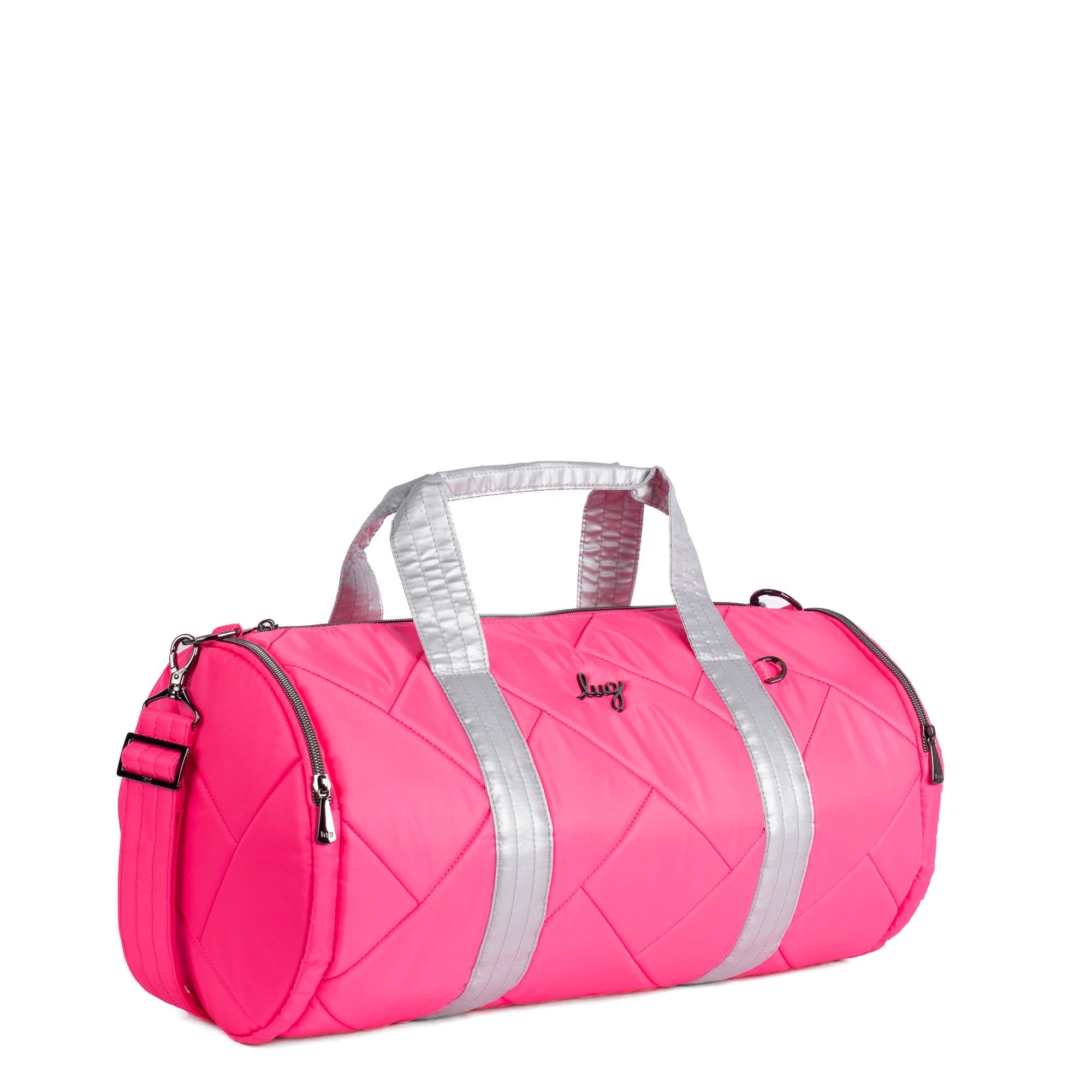 Rowboat Duffel Bag - MAGENTA SILVER - RowboatDuffle_MAGENTAwSILVER_02